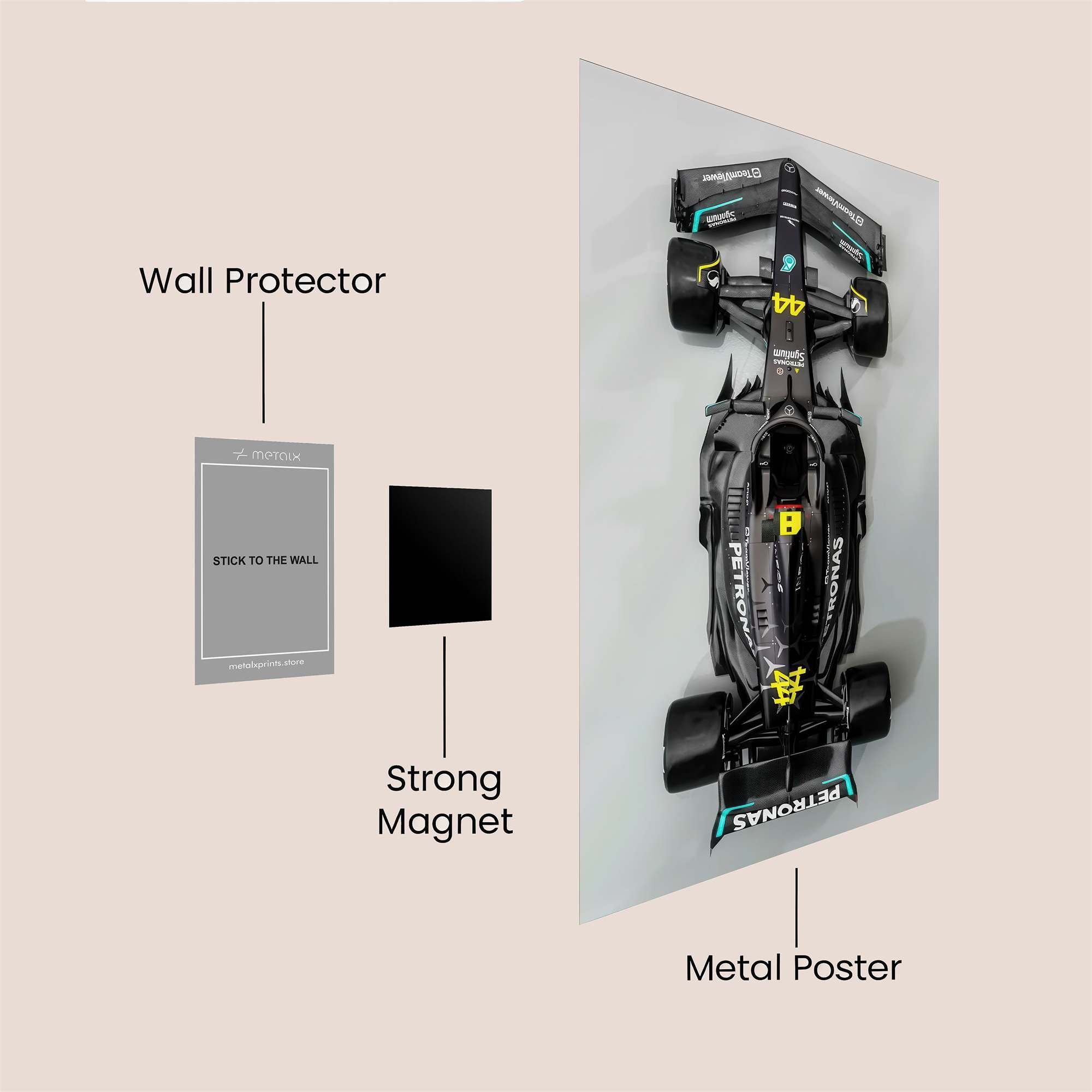 Mercedes Majestic Safe Wall Magnetic / M