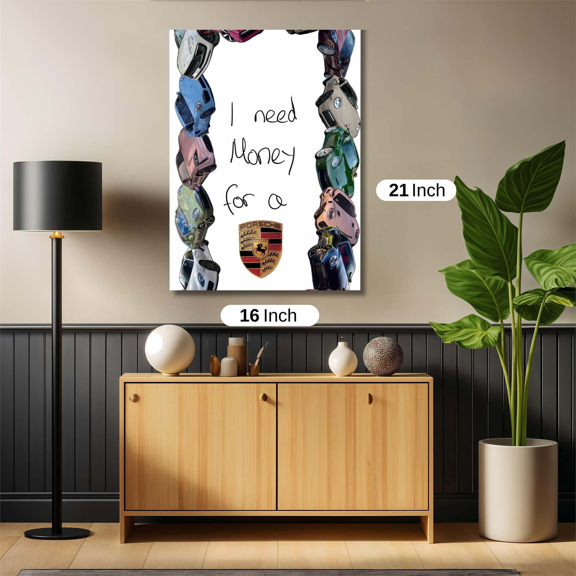 Porsche Plea Safe Wall Magnetic / M