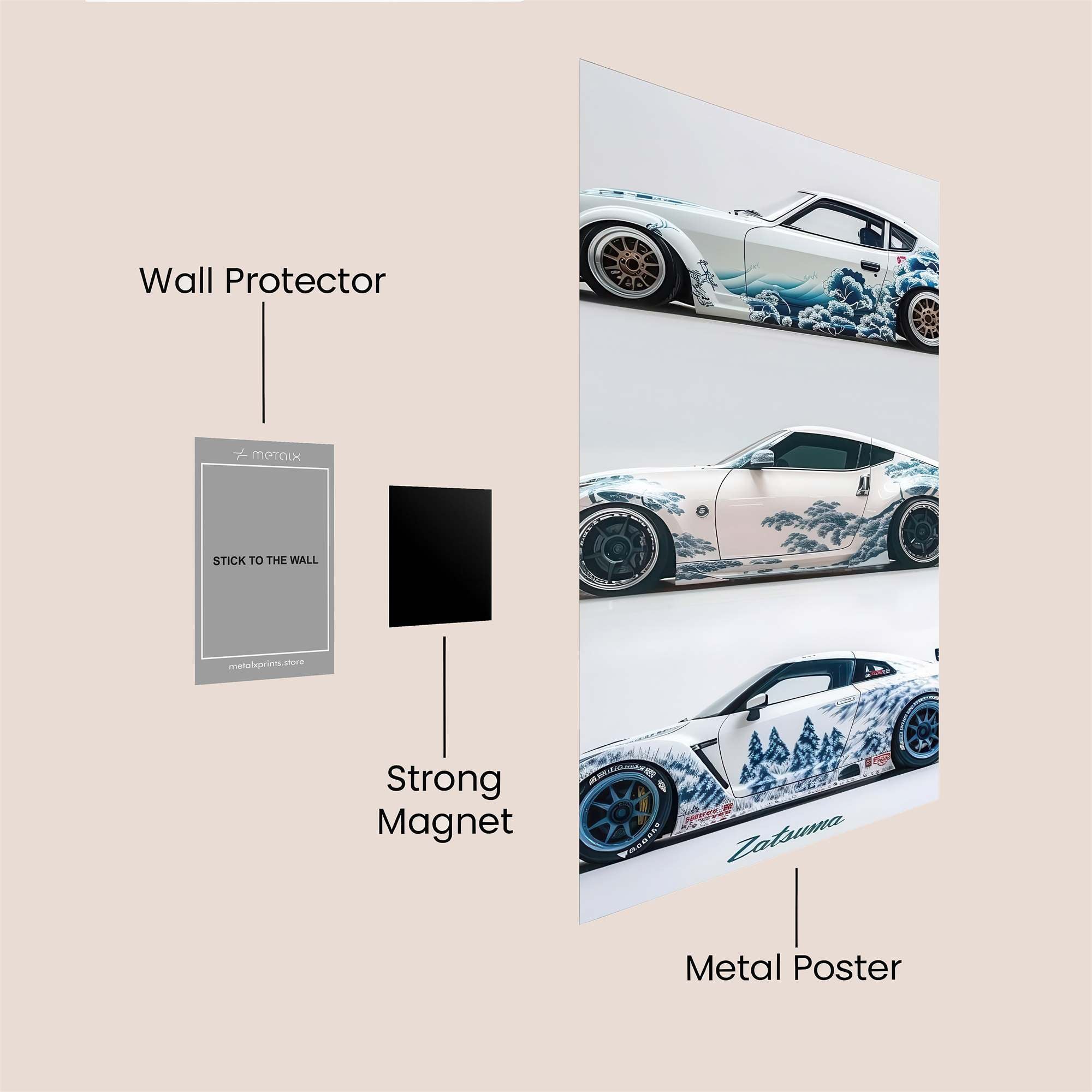 Nissan Serenity Safe Wall Magnetic / M