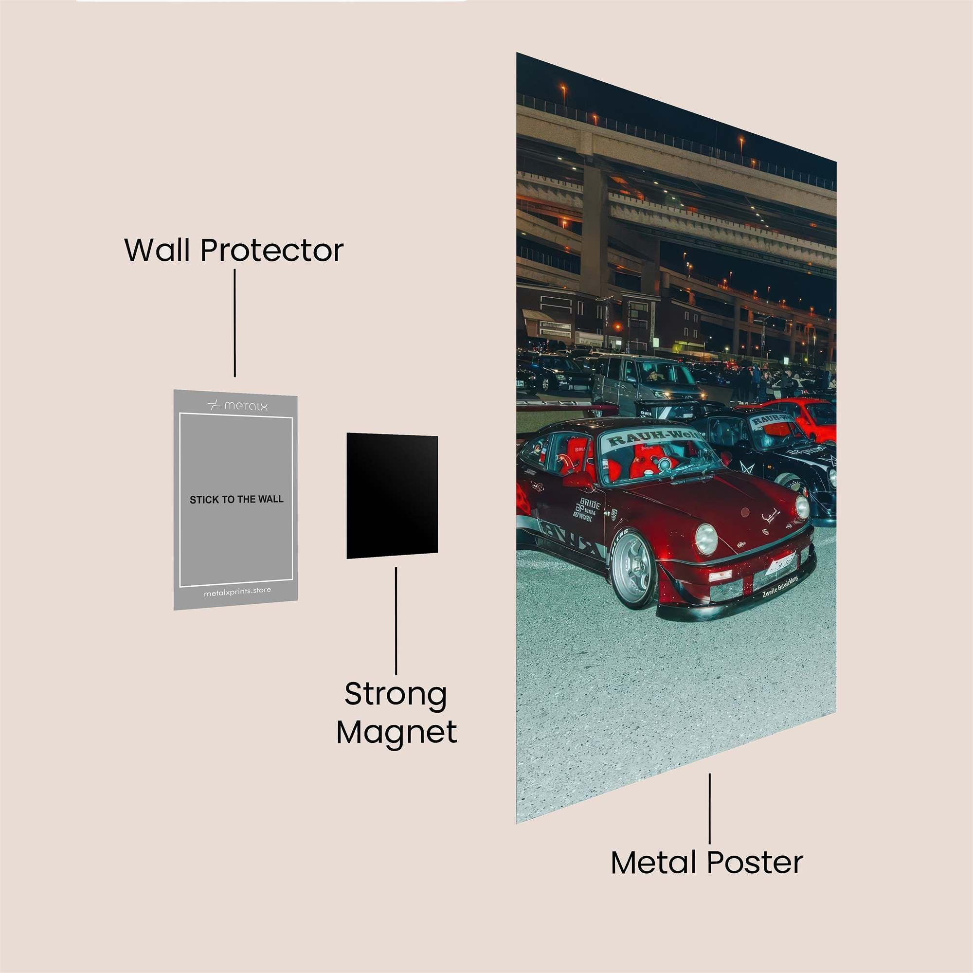 Porsche Pulse Safe Wall Magnetic / M