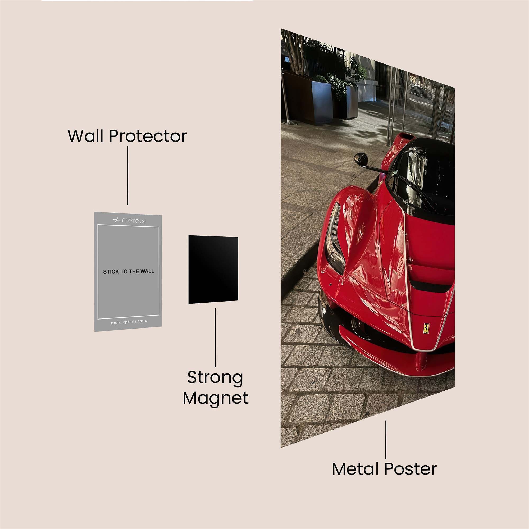 LaFerrari Elegant Safe Wall Magnetic / M