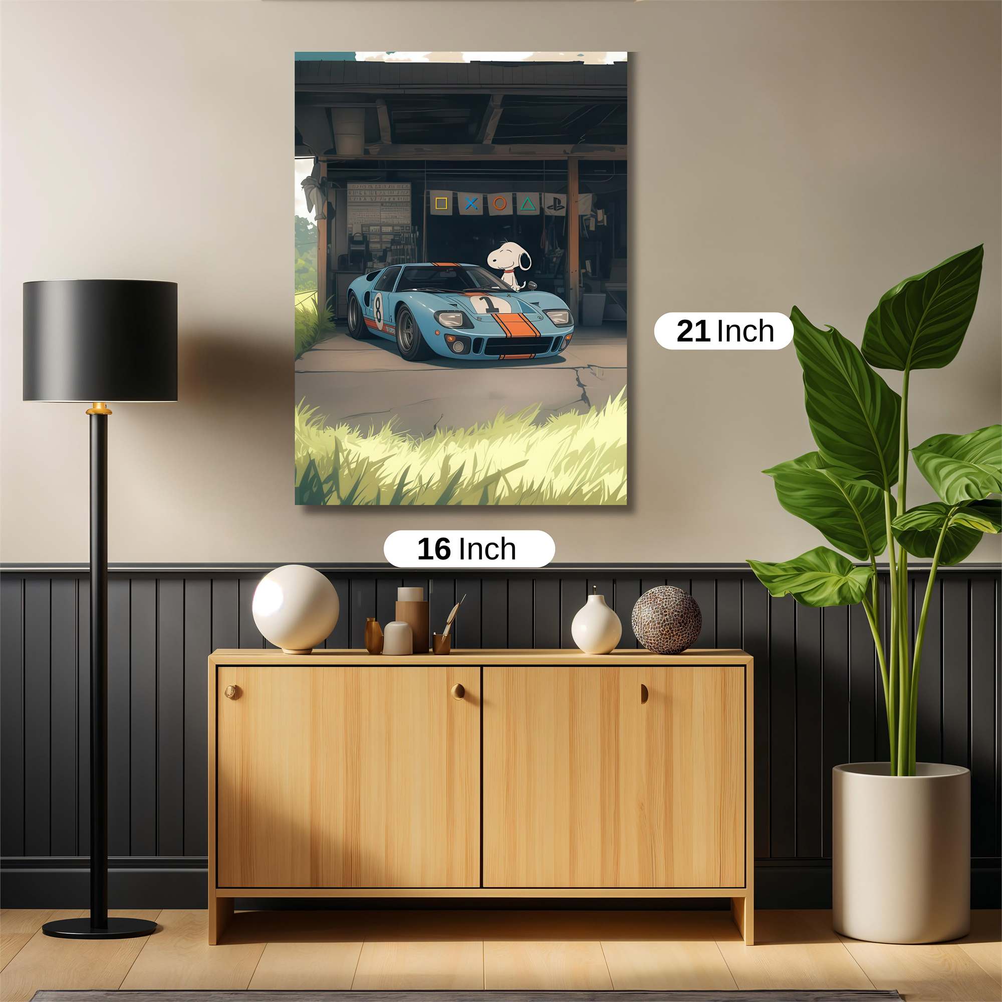 Snoopy Serene Safe Wall Magnetic / M