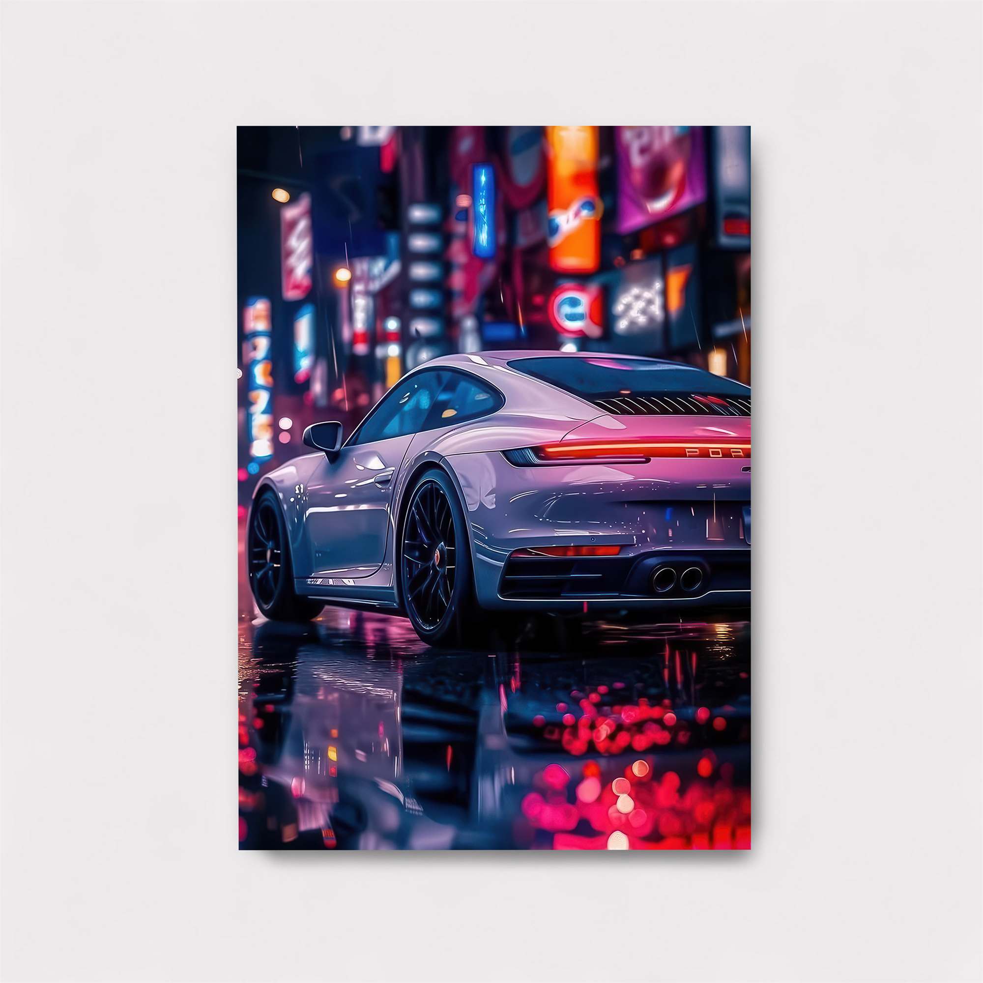Porsche Neon Safe Wall Magnetic / M