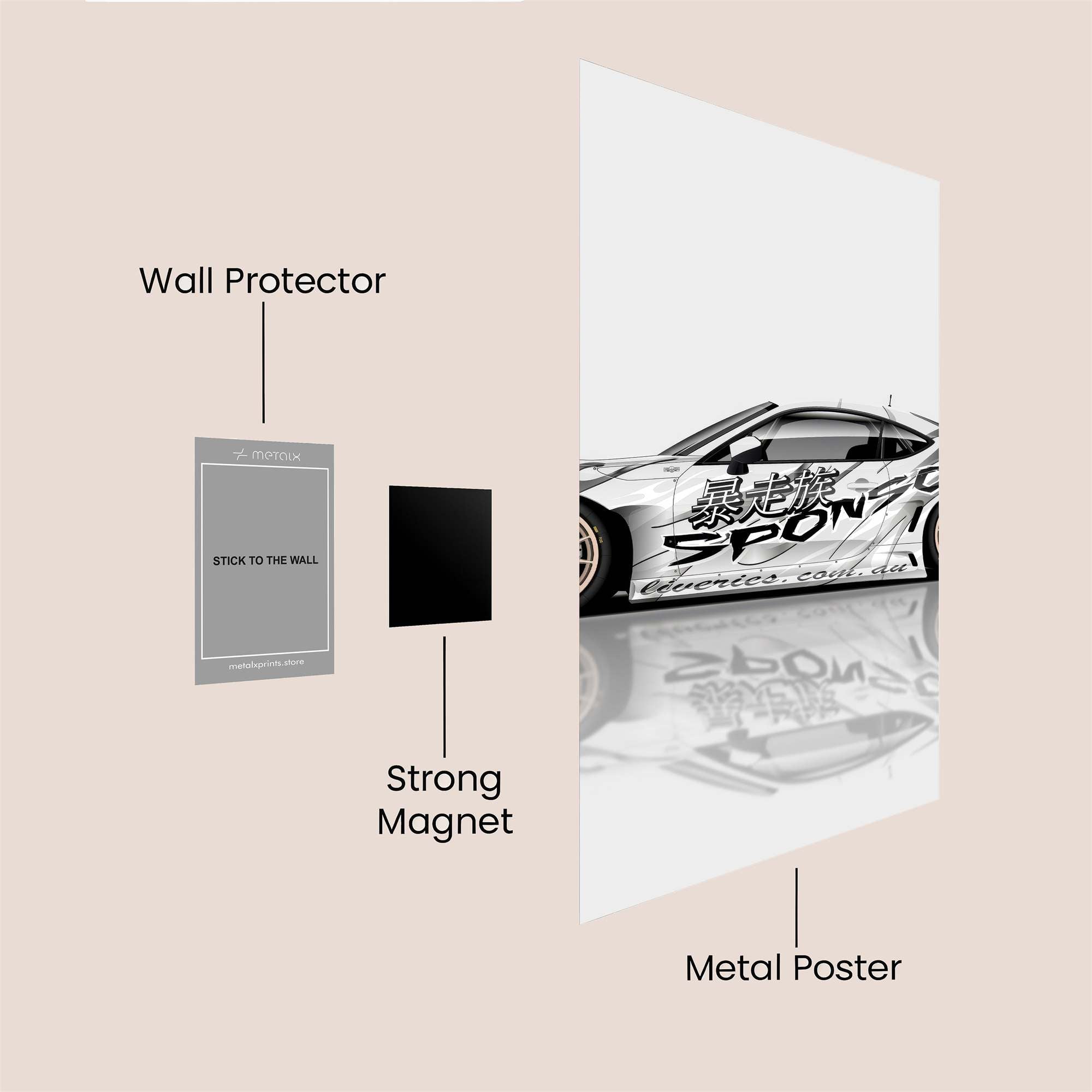 Speedster Zen Safe Wall Magnetic / M