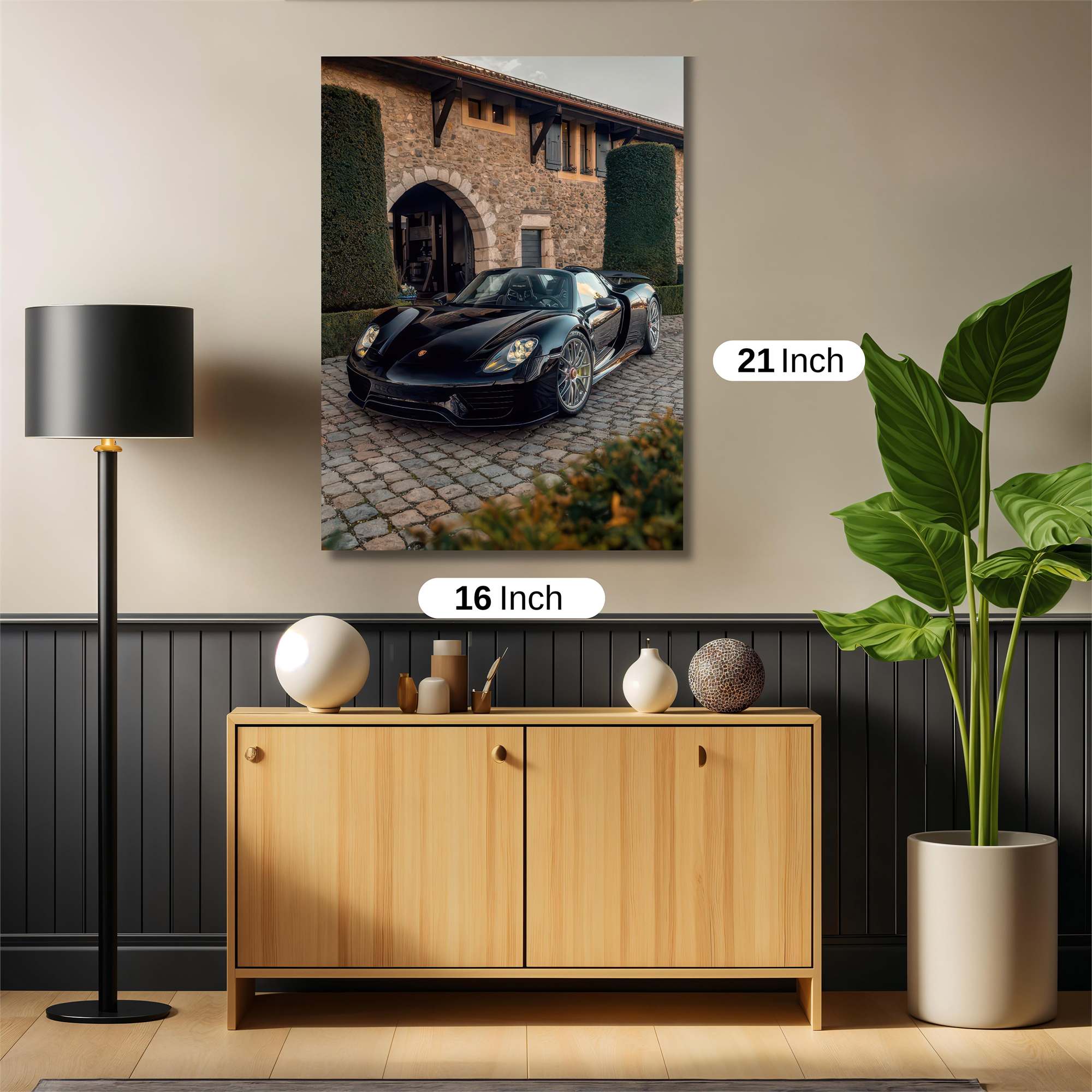 Porsche Elegance Safe Wall Magnetic / M