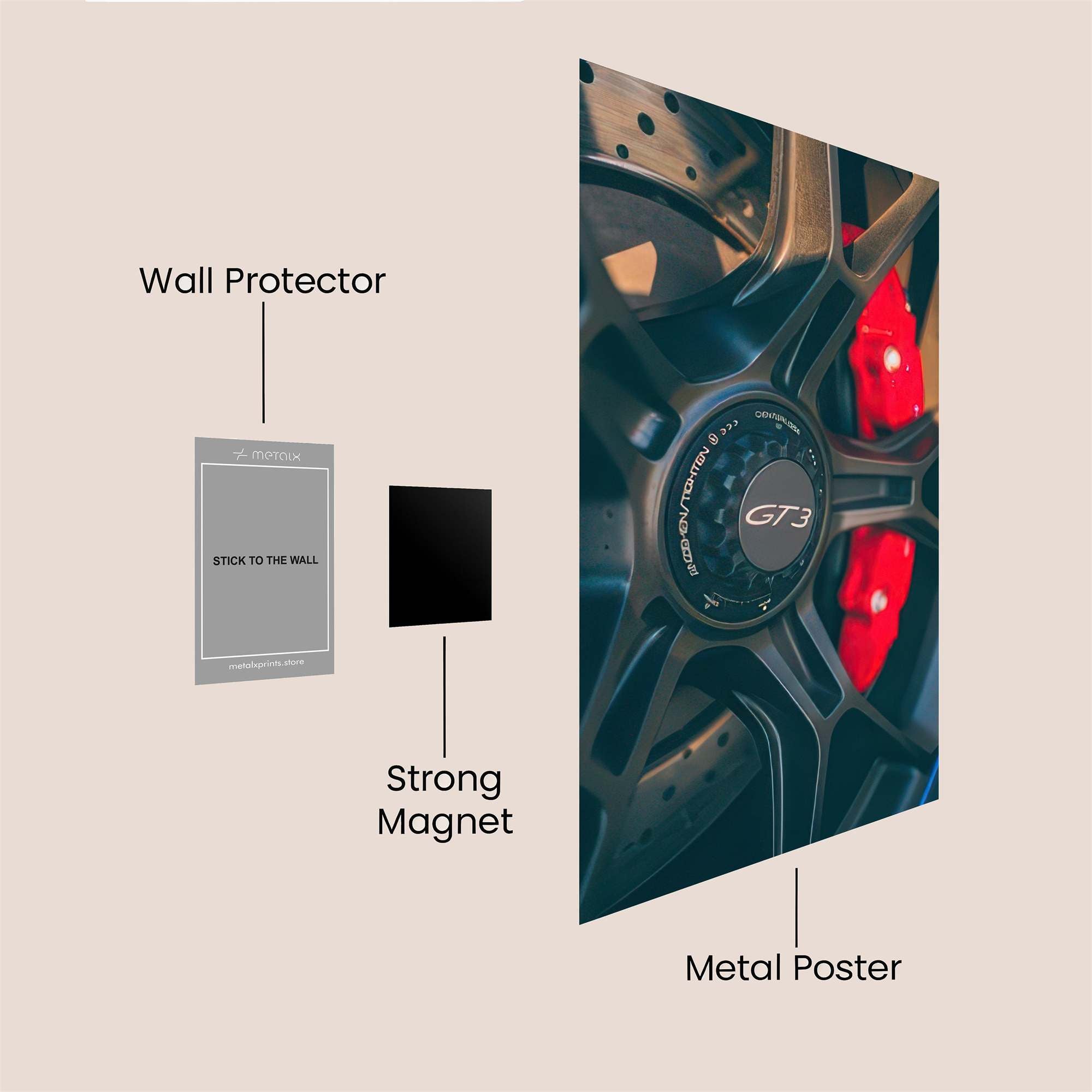 GT3 Velocity Safe Wall Magnetic / M