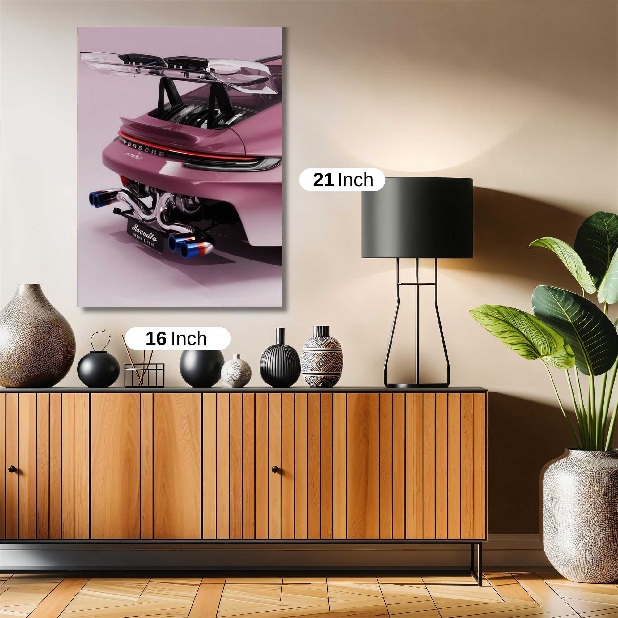 Porsche Passionate Safe Wall Magnetic / M