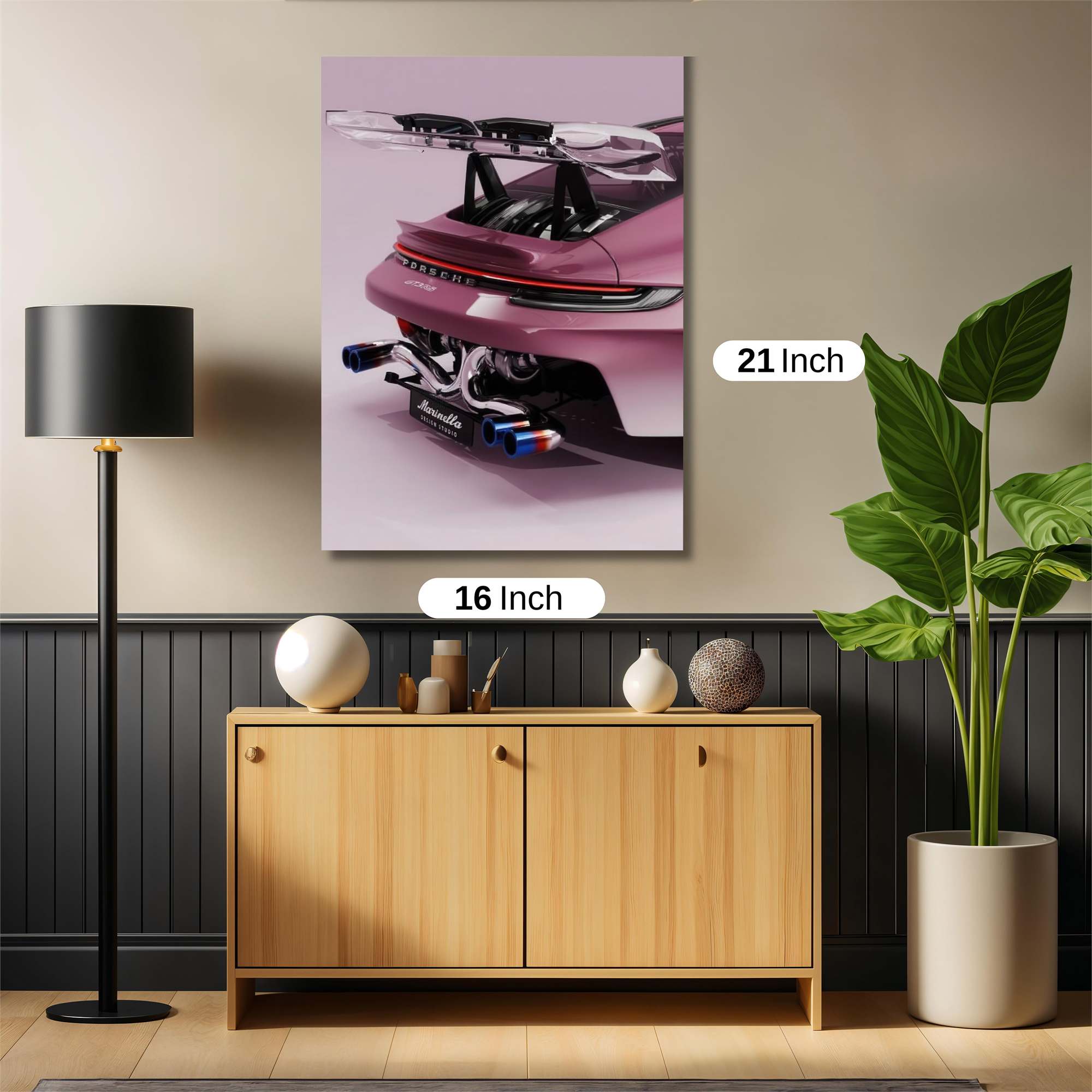Porsche Passionate Safe Wall Magnetic / M