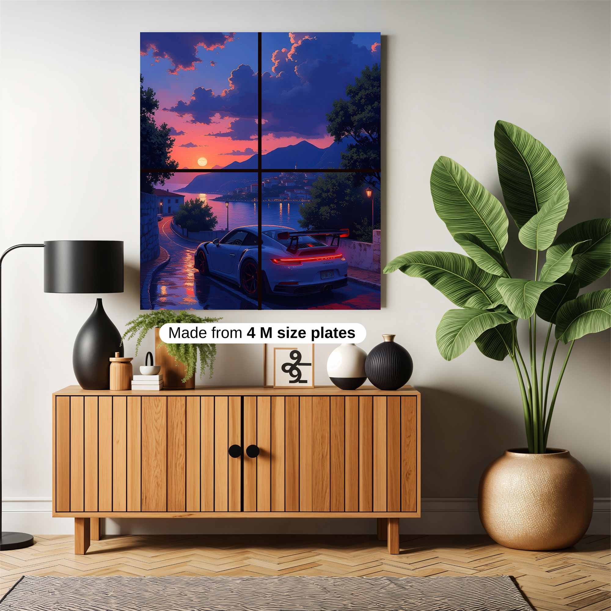 Sunset Serenity Safe Wall Magnetic / M