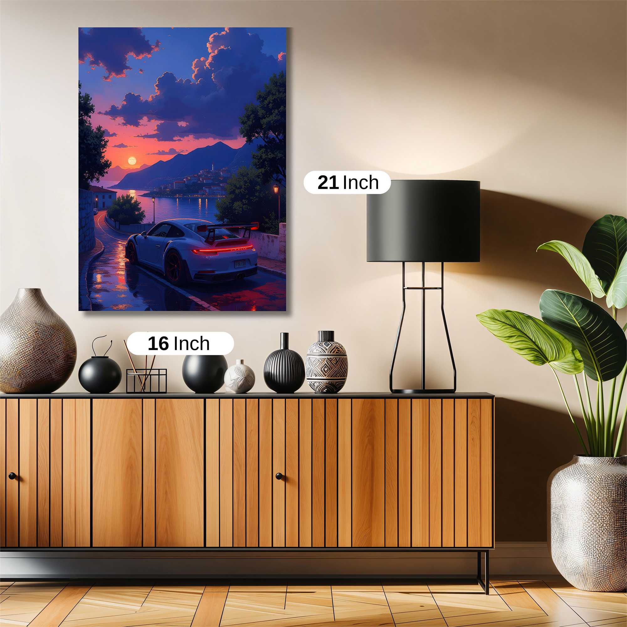 Sunset Serenity Safe Wall Magnetic / M