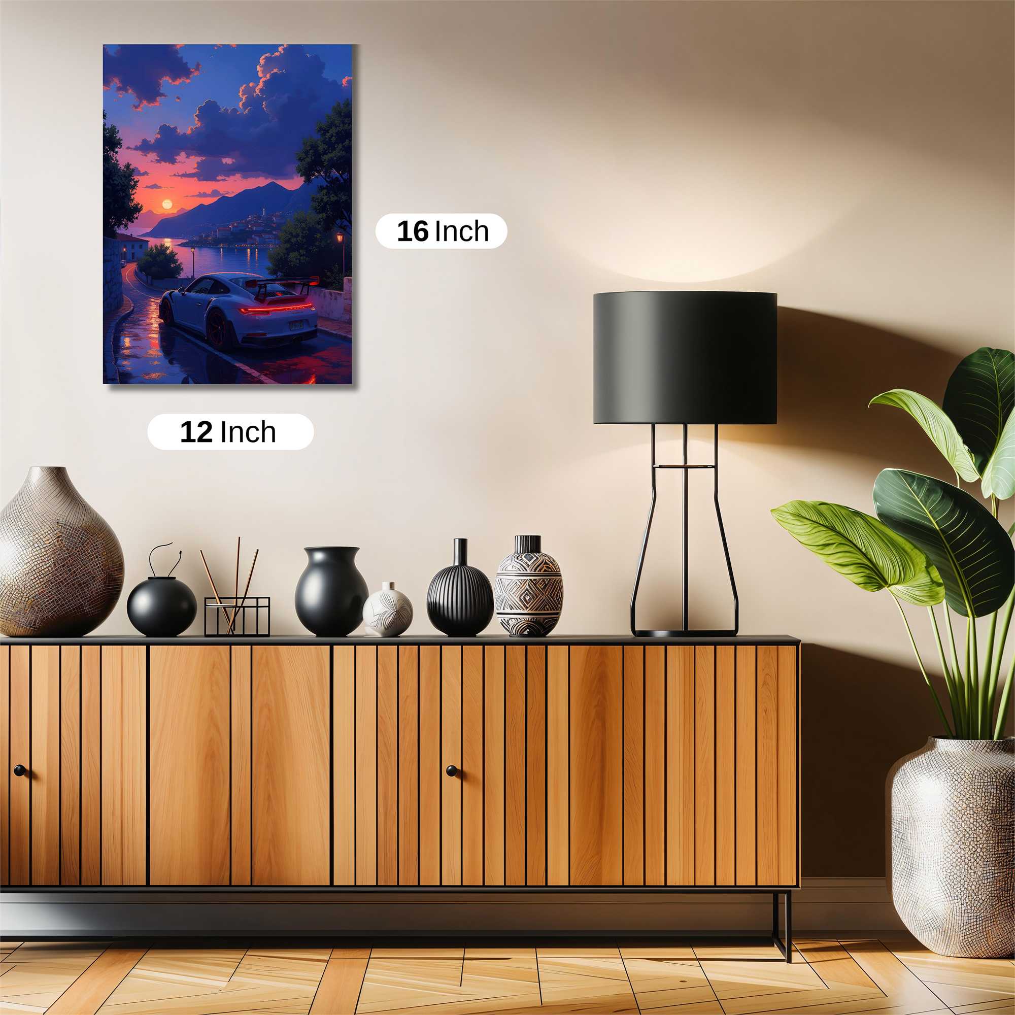 Sunset Serenity Safe Wall Magnetic / M