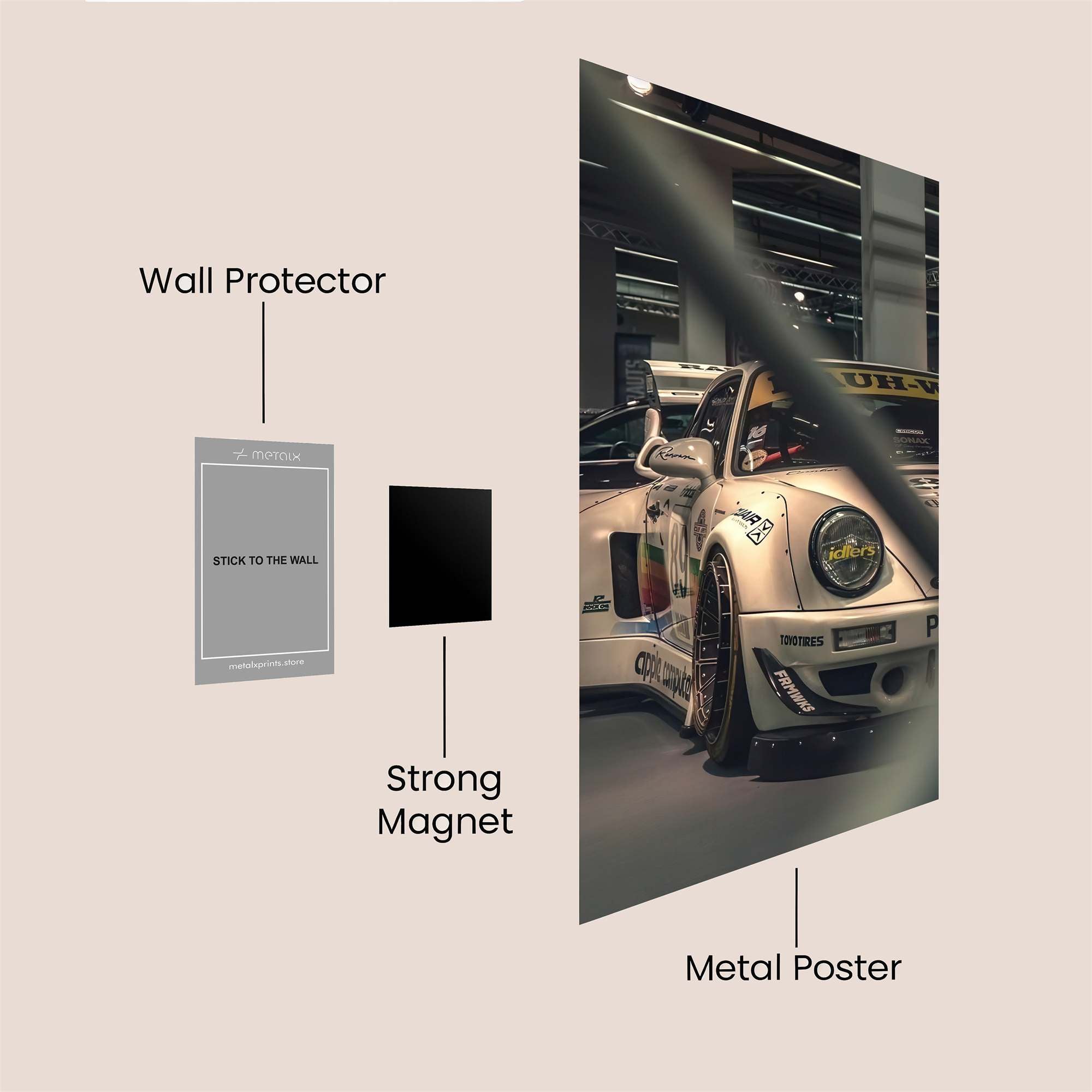 Rally Rebel Safe Wall Magnetic / M