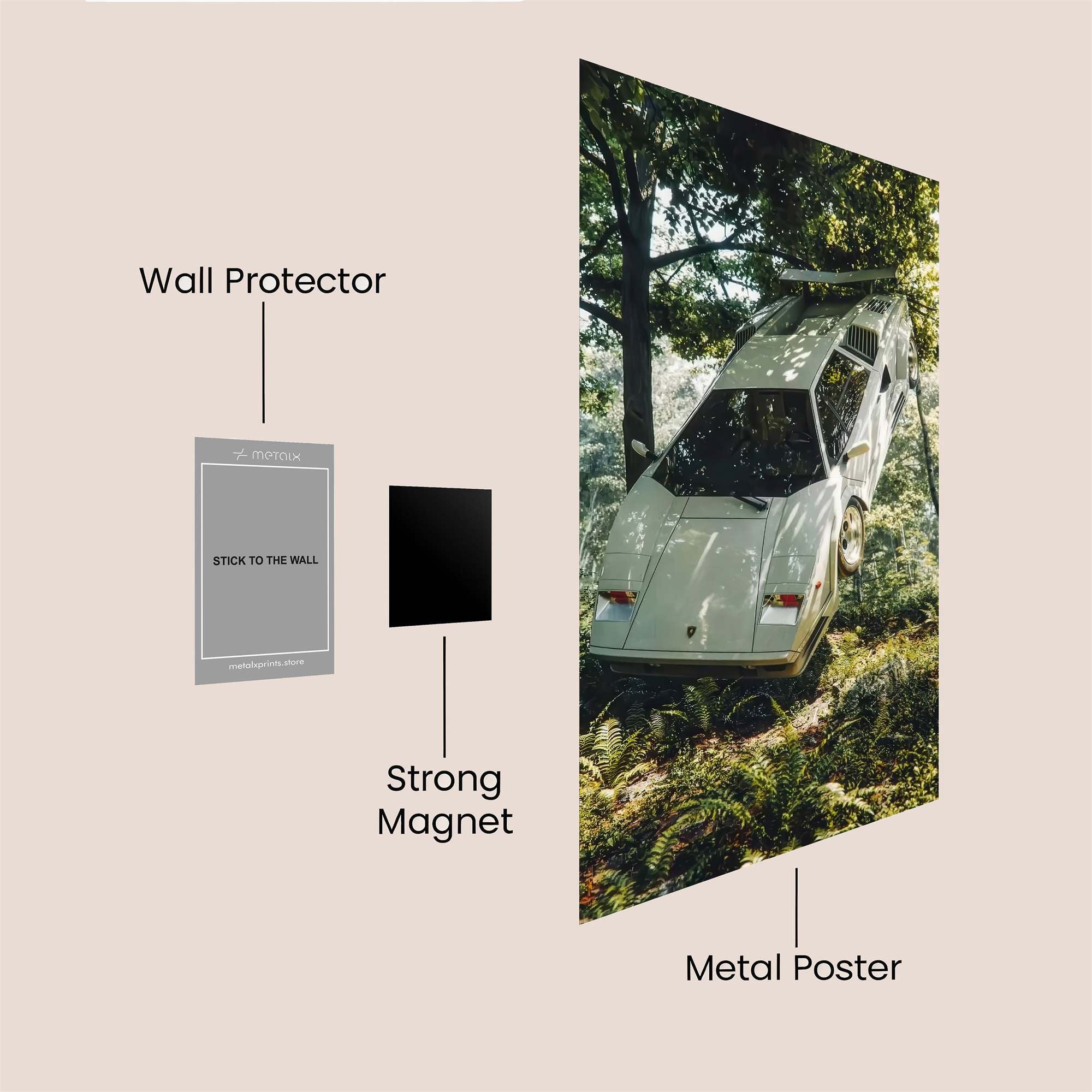 Countach Catastrophe Safe Wall Magnetic / M