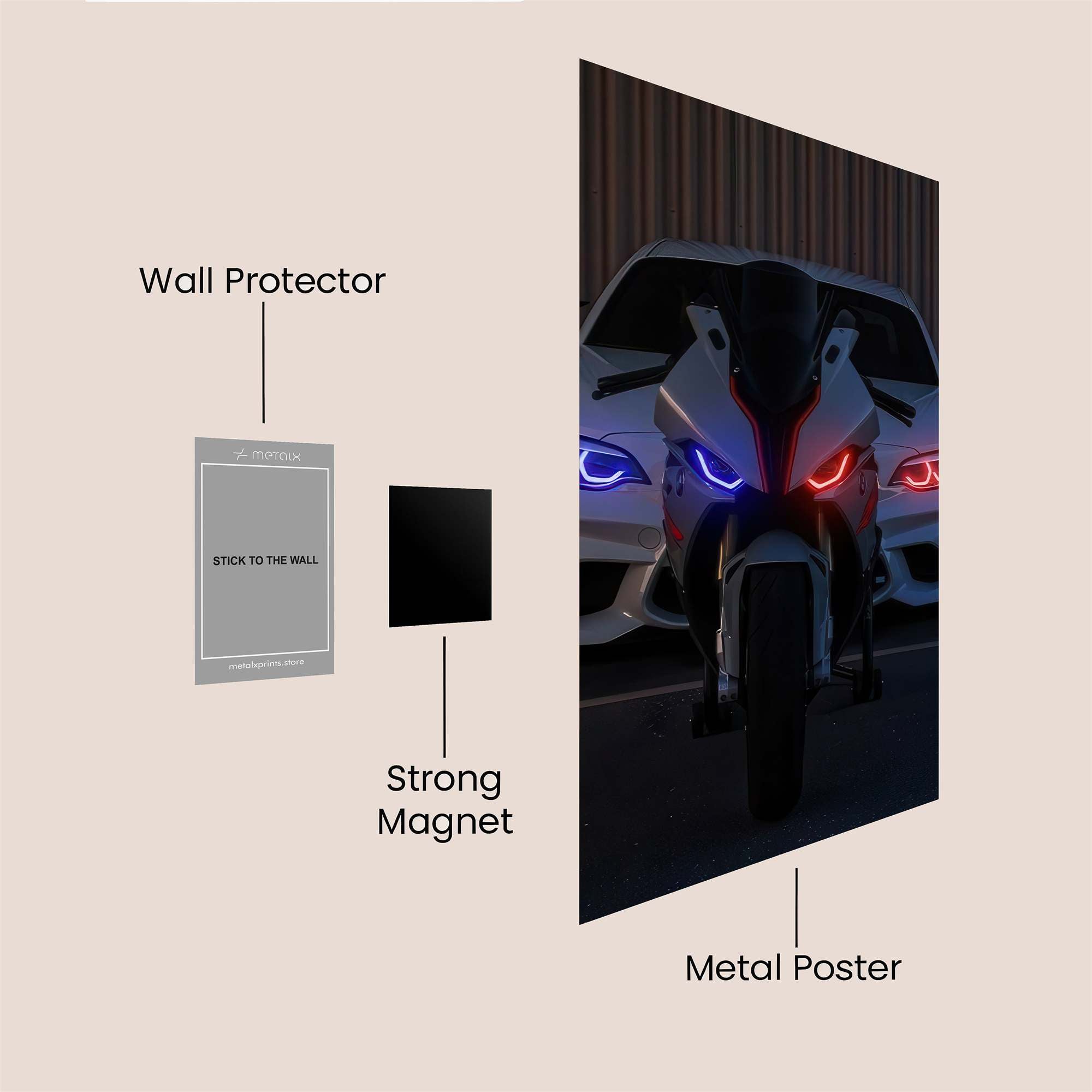 BMW Clash Safe Wall Magnetic / M