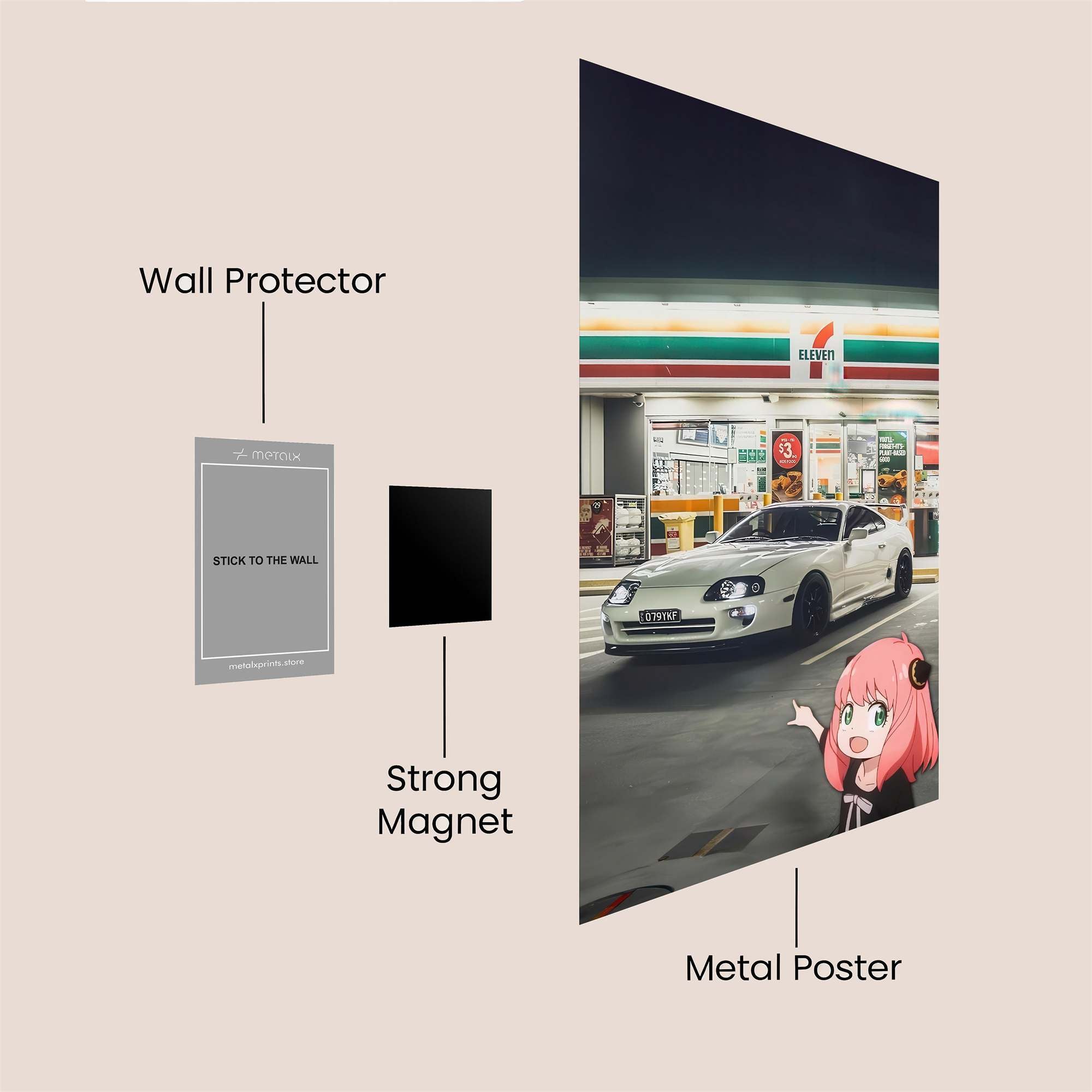 Supra Serene Safe Wall Magnetic / M