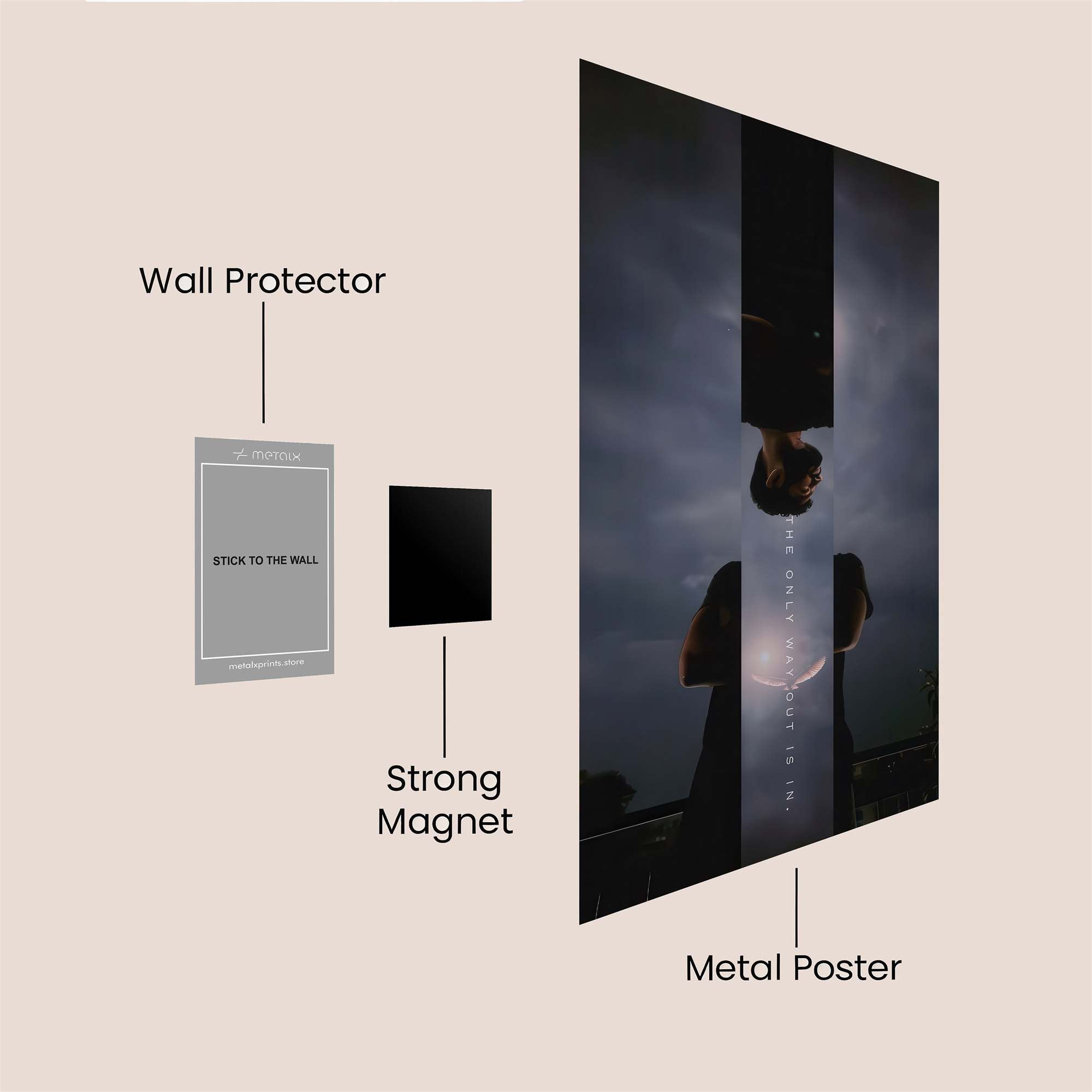 Reflection Serene Safe Wall Magnetic / M
