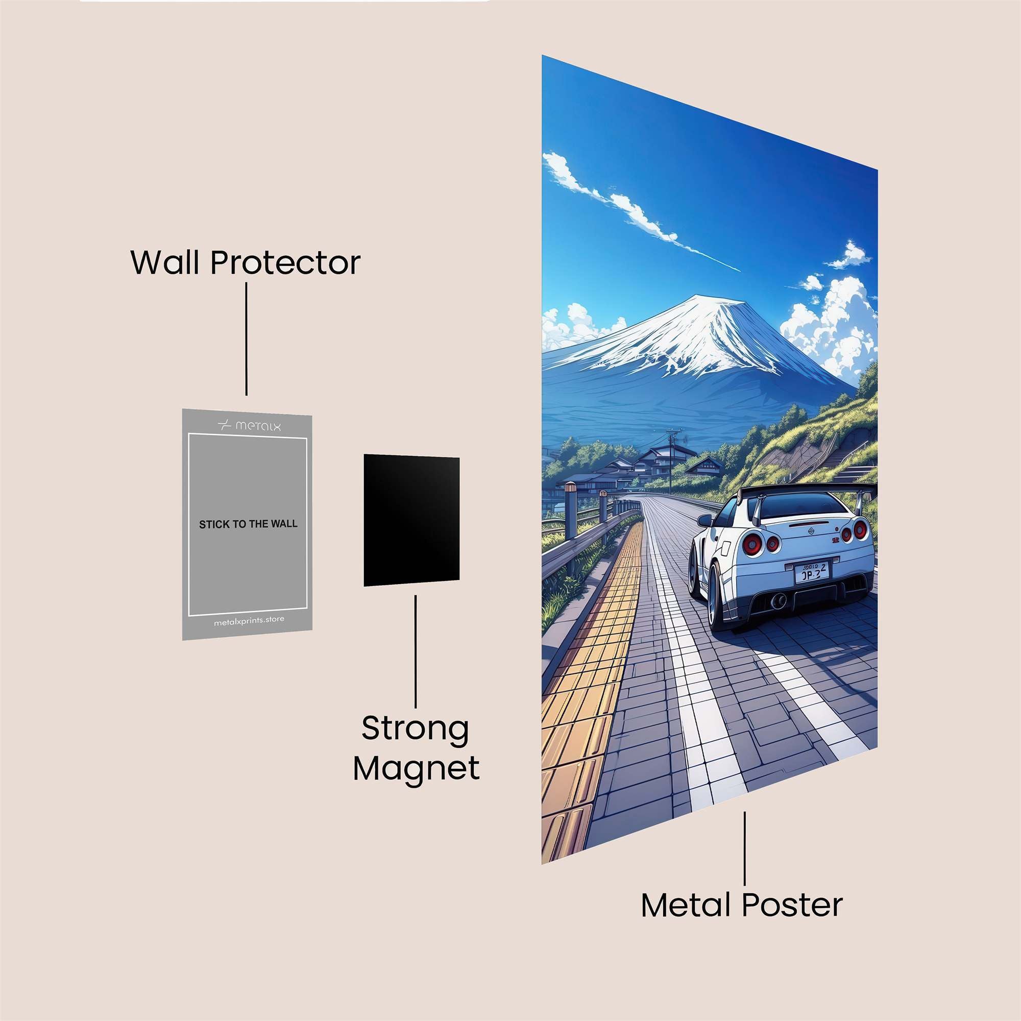 Fuji Serenity Safe Wall Magnetic / M