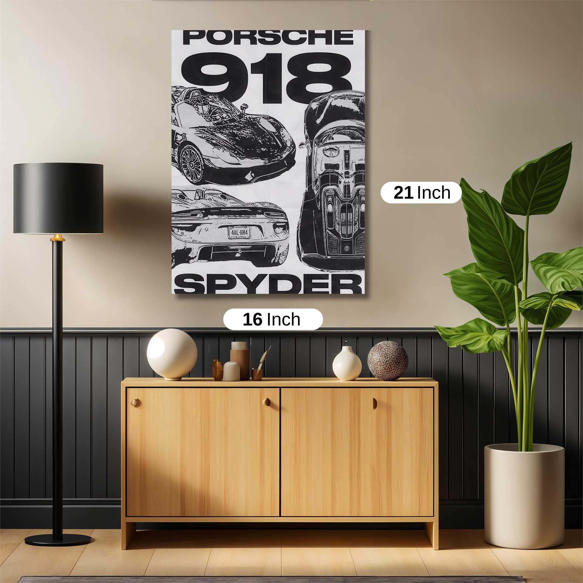 Porsche Passion Safe Wall Magnetic / M
