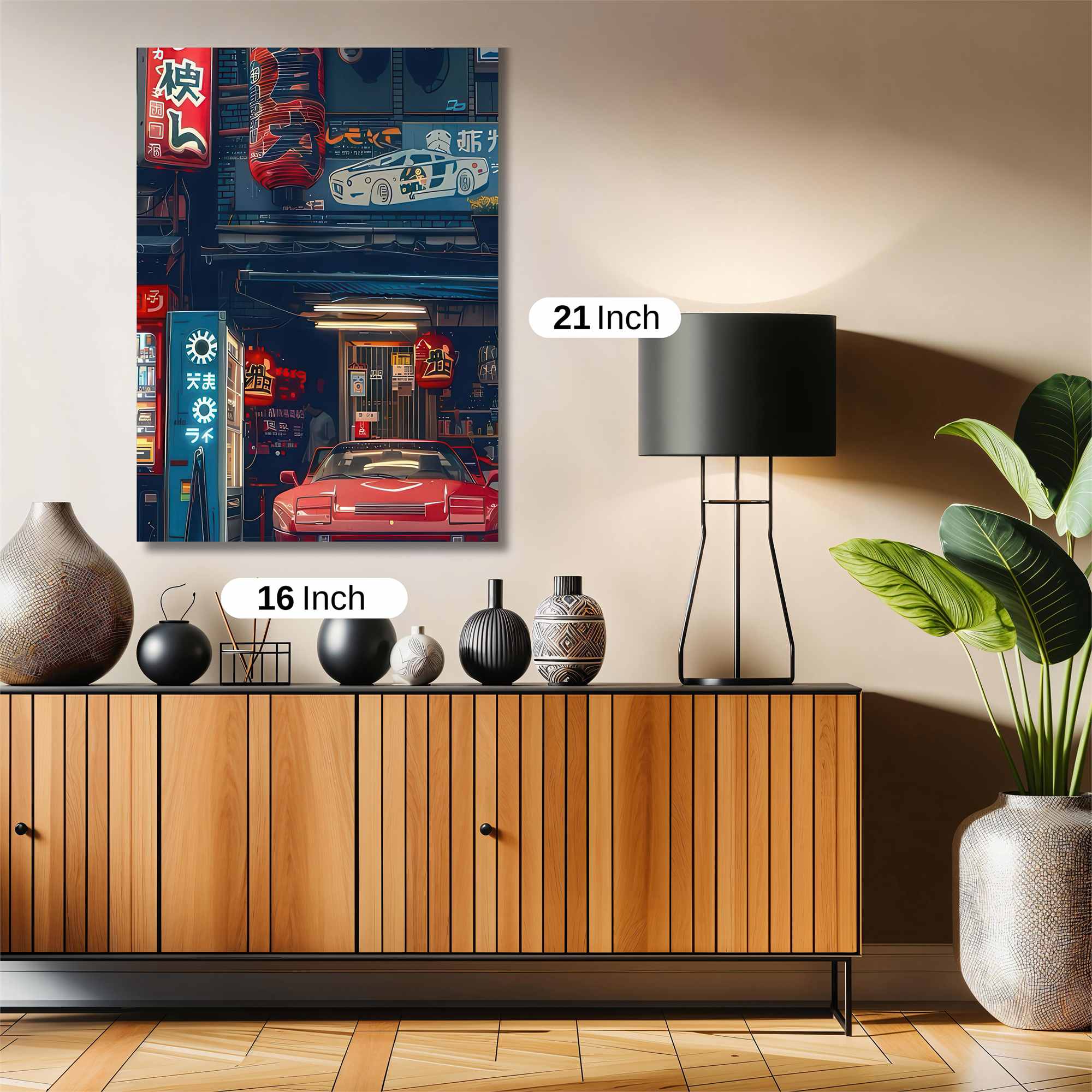 Neon Pulse Safe Wall Magnetic / M