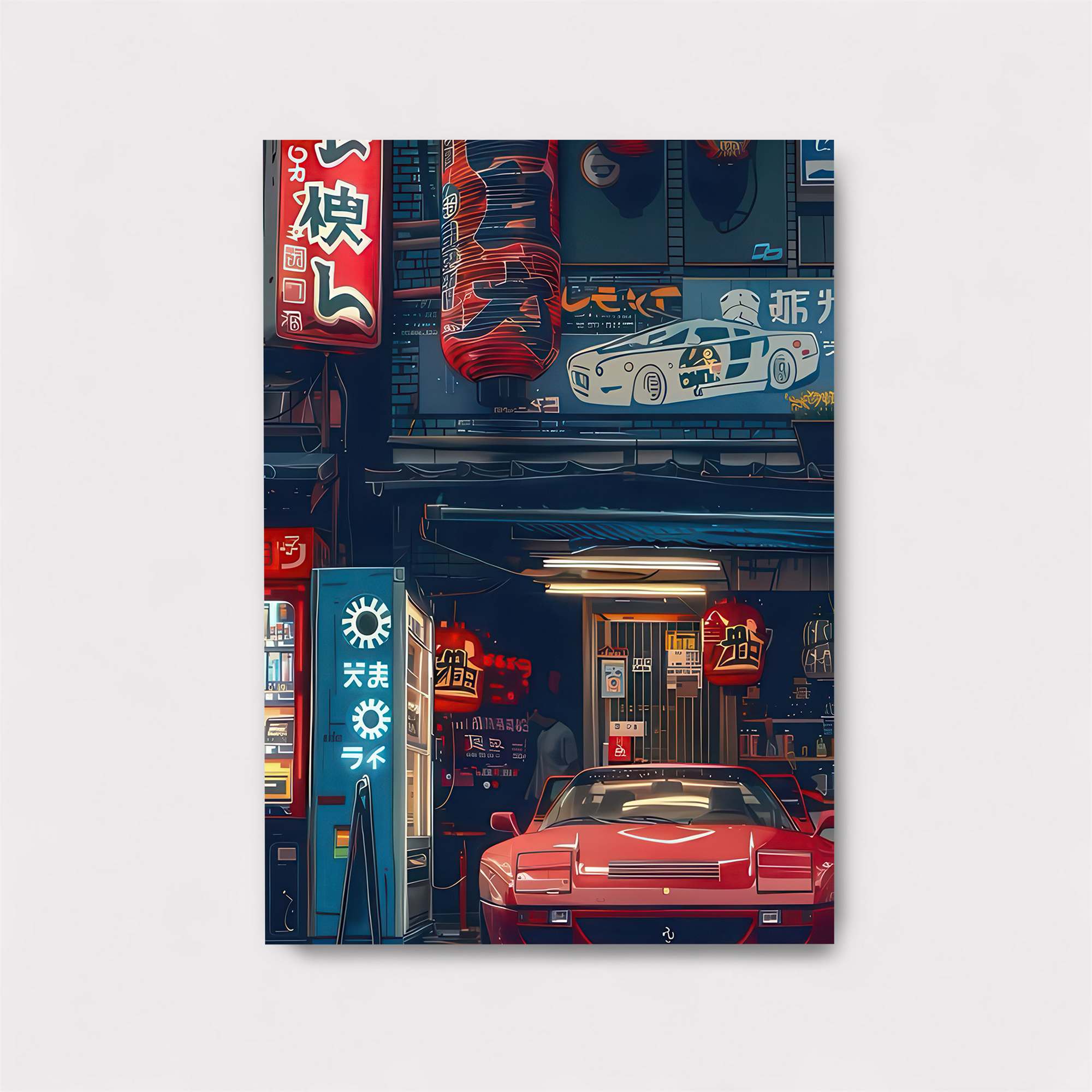 Neon Pulse Safe Wall Magnetic / M