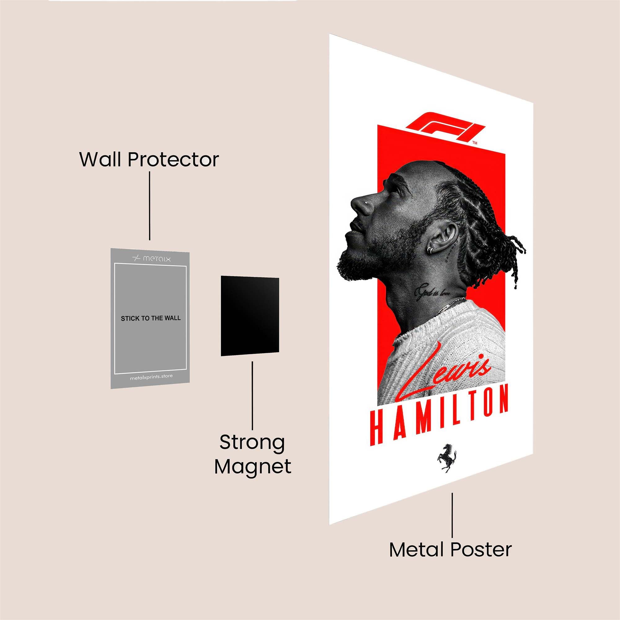 Lewis Regal Safe Wall Magnetic / M