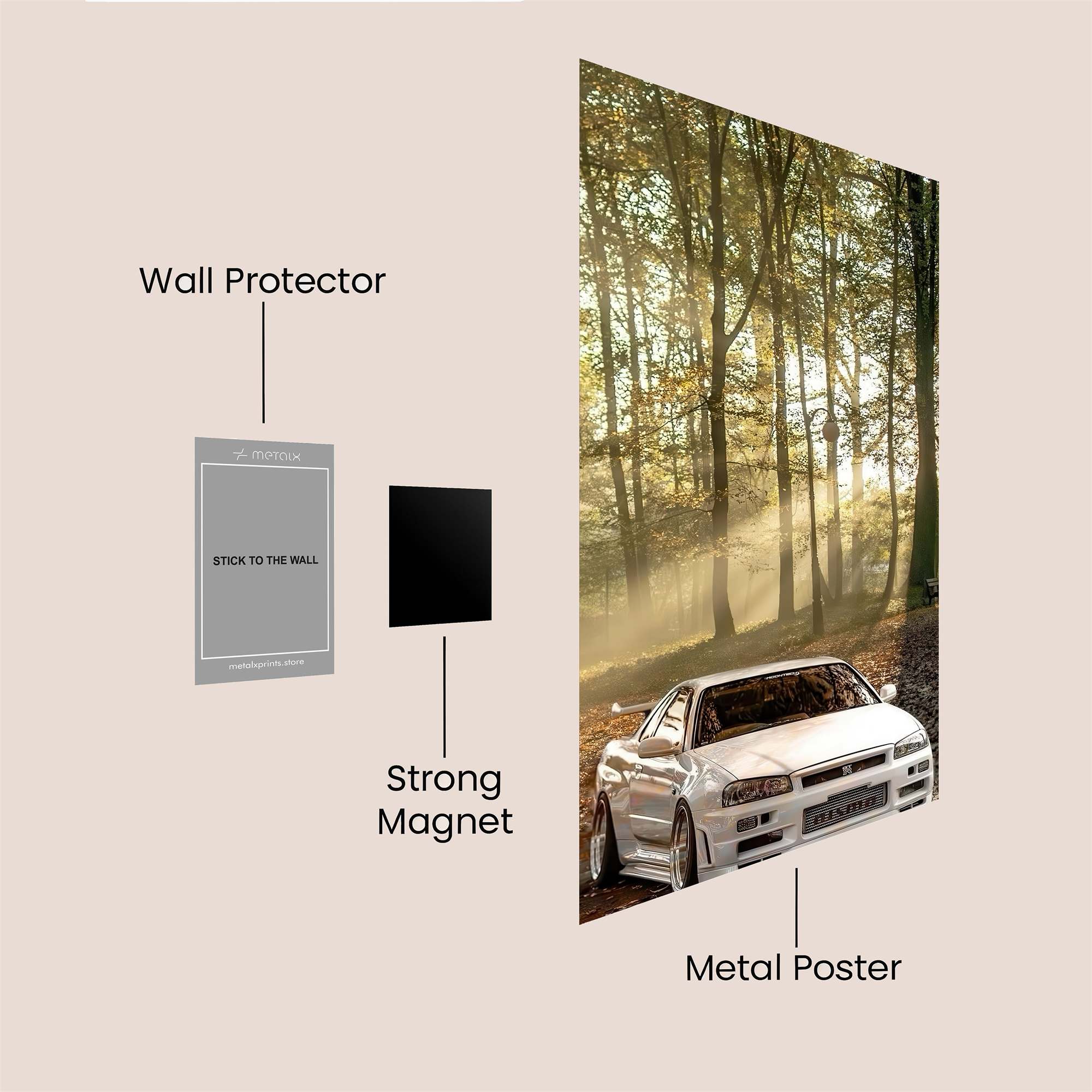 Skyline Serenity Safe Wall Magnetic / M