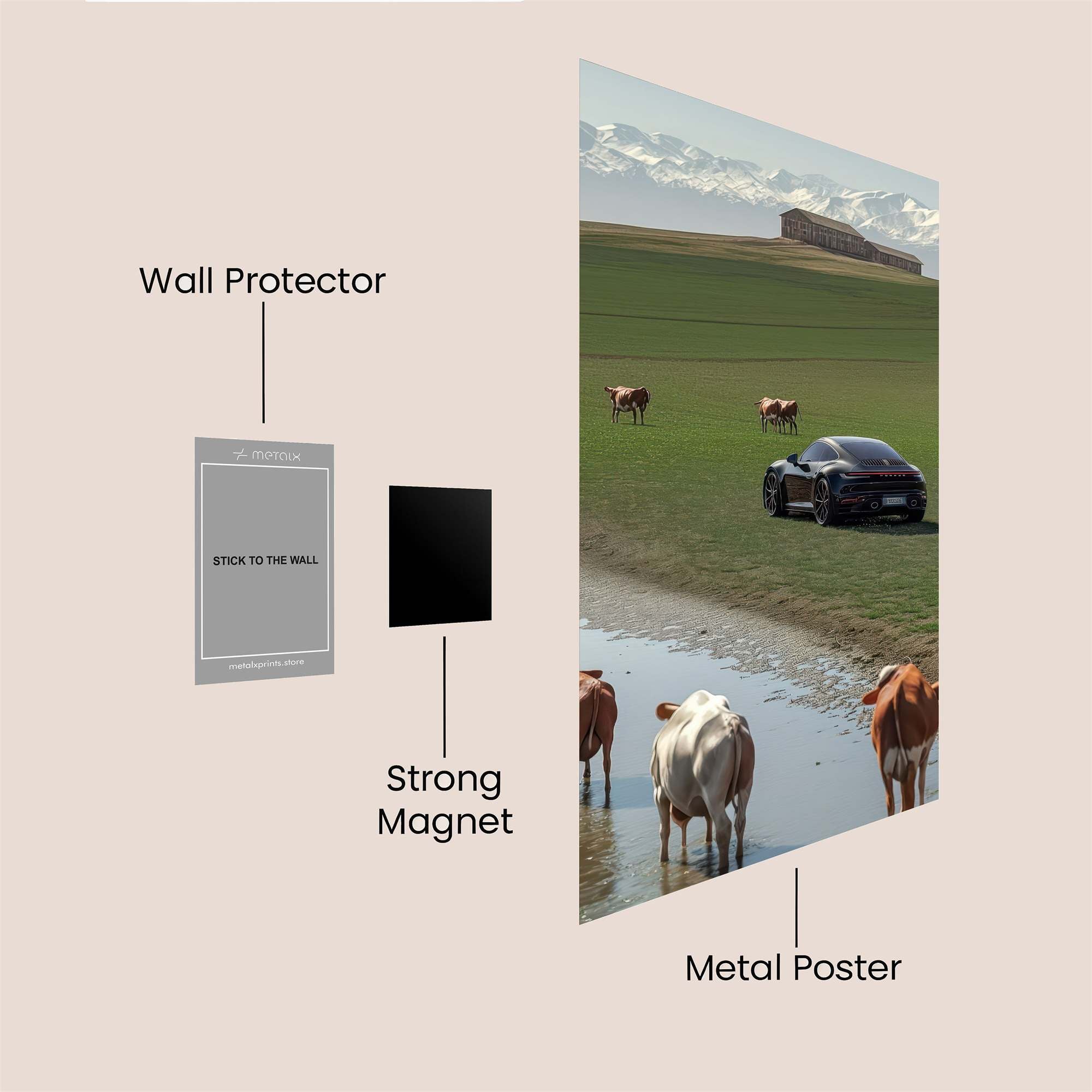 AlpineContrast Safe Wall Magnetic / M