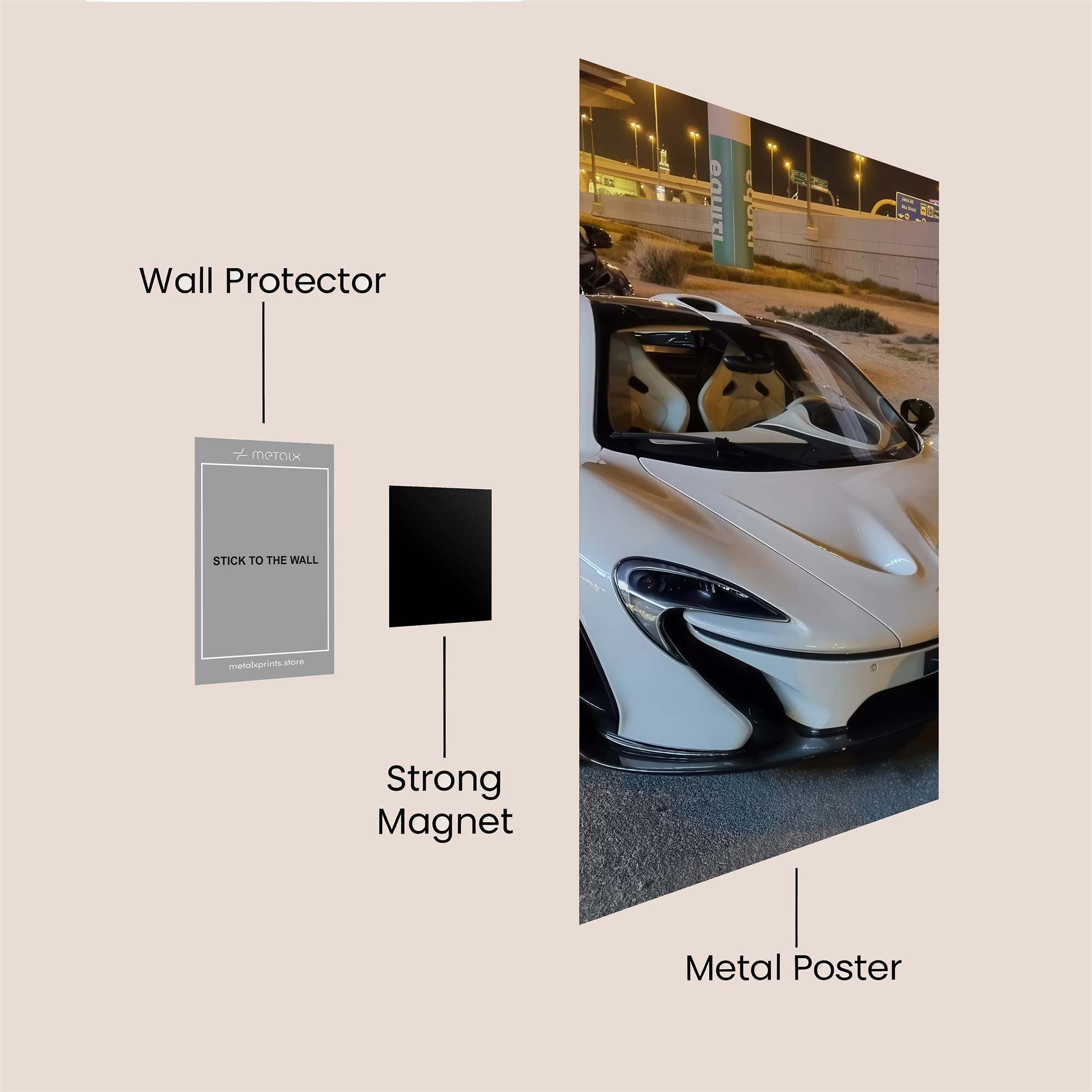 McLaren Majestic Safe Wall Magnetic / M