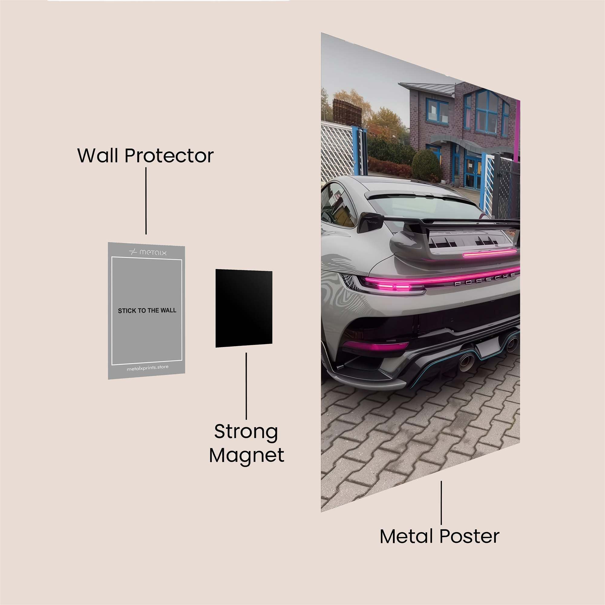 Porsche Pulse Safe Wall Magnetic / M