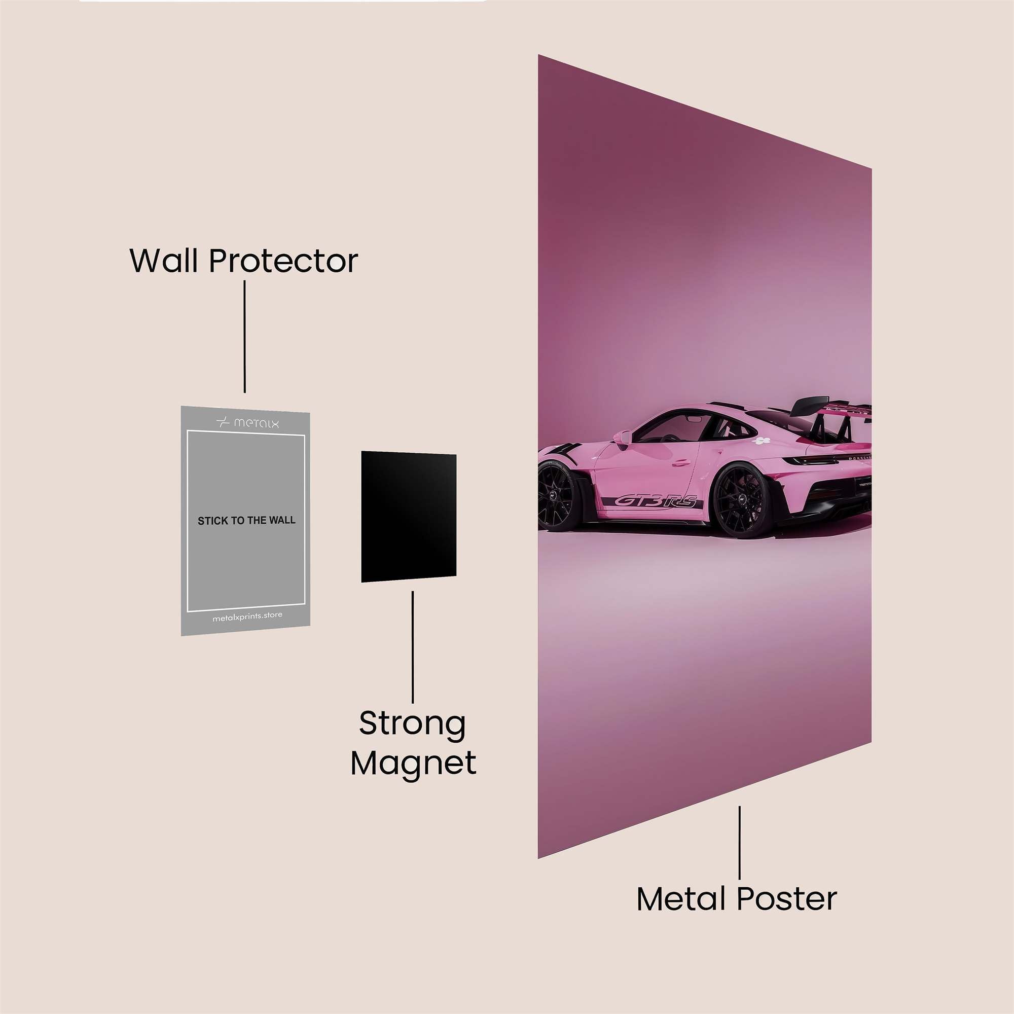 Porsche Pulse Safe Wall Magnetic / M