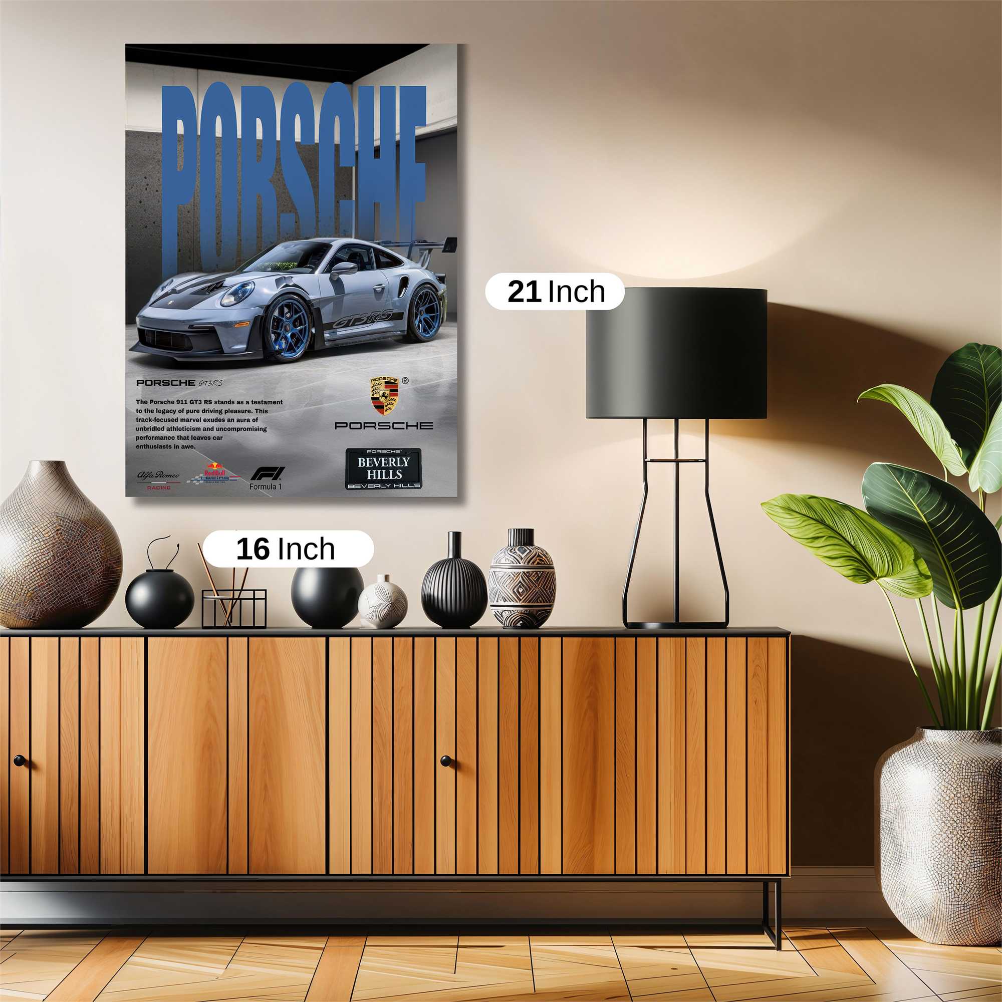 Porsche Intense Safe Wall Magnetic / M