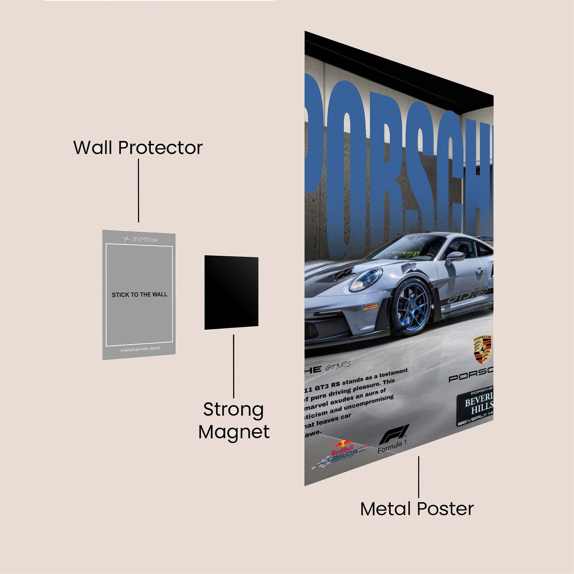Porsche Intense Safe Wall Magnetic / M
