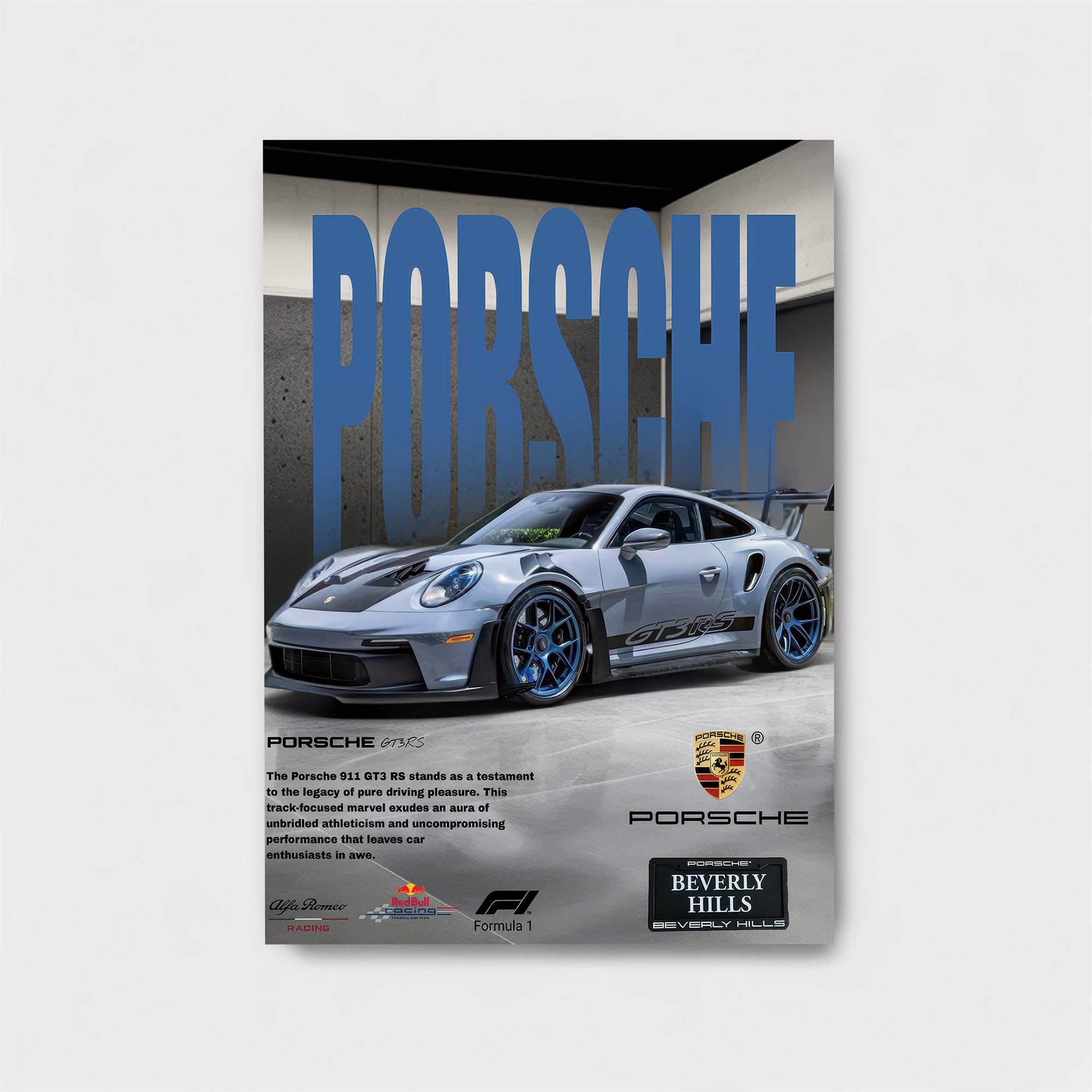 Porsche Intense Safe Wall Magnetic / M
