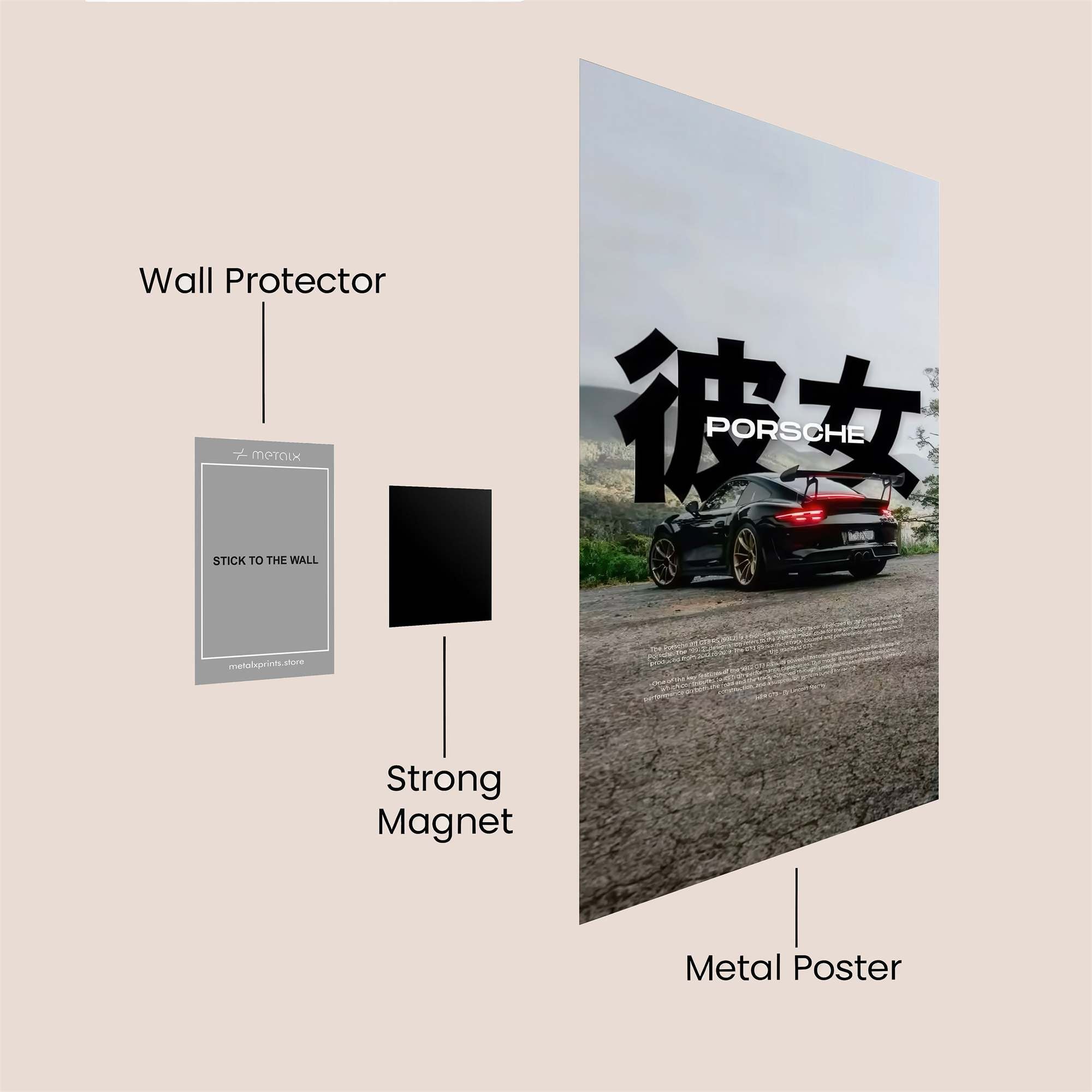 Porsche Zen Safe Wall Magnetic / M