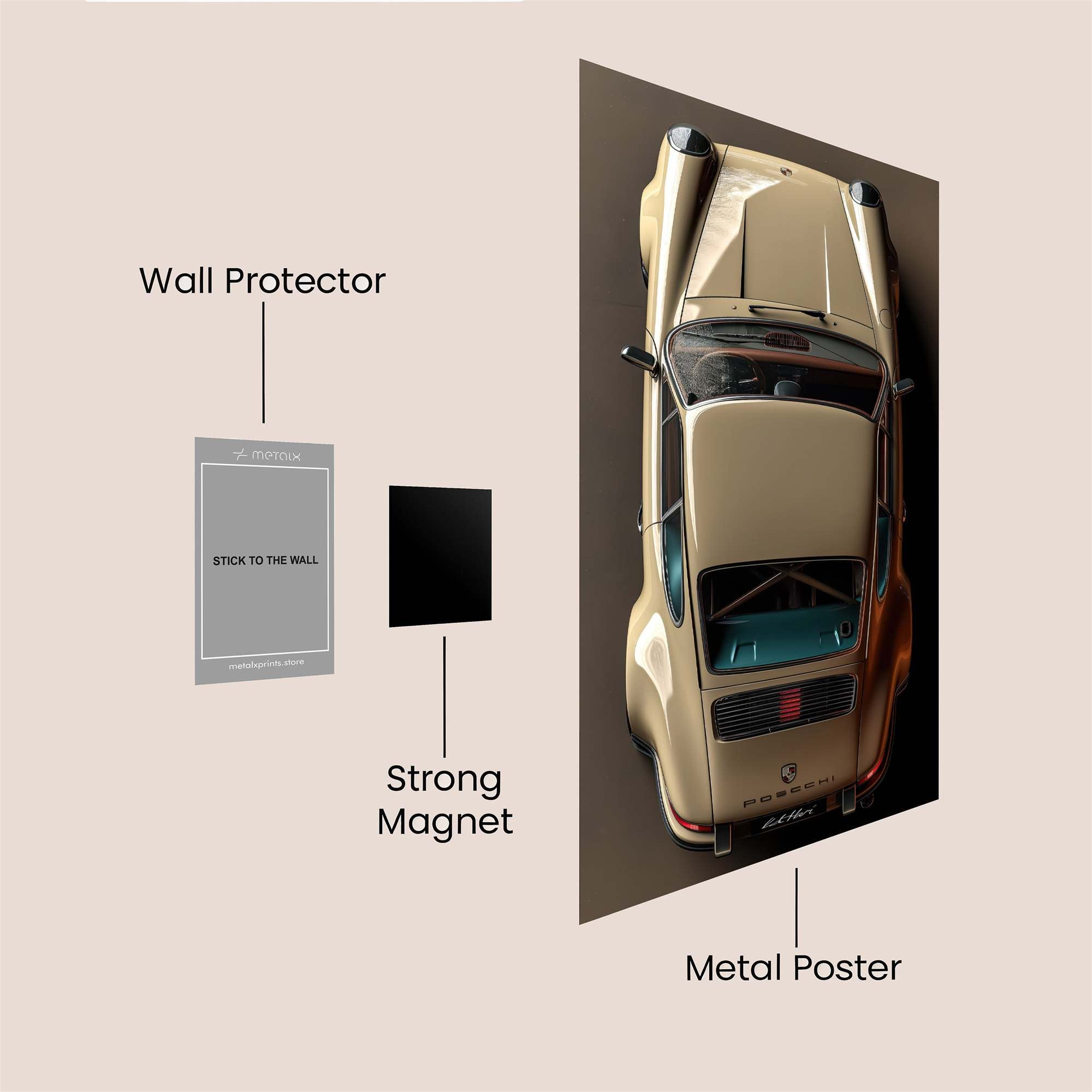 Porsche Serenity Safe Wall Magnetic / M