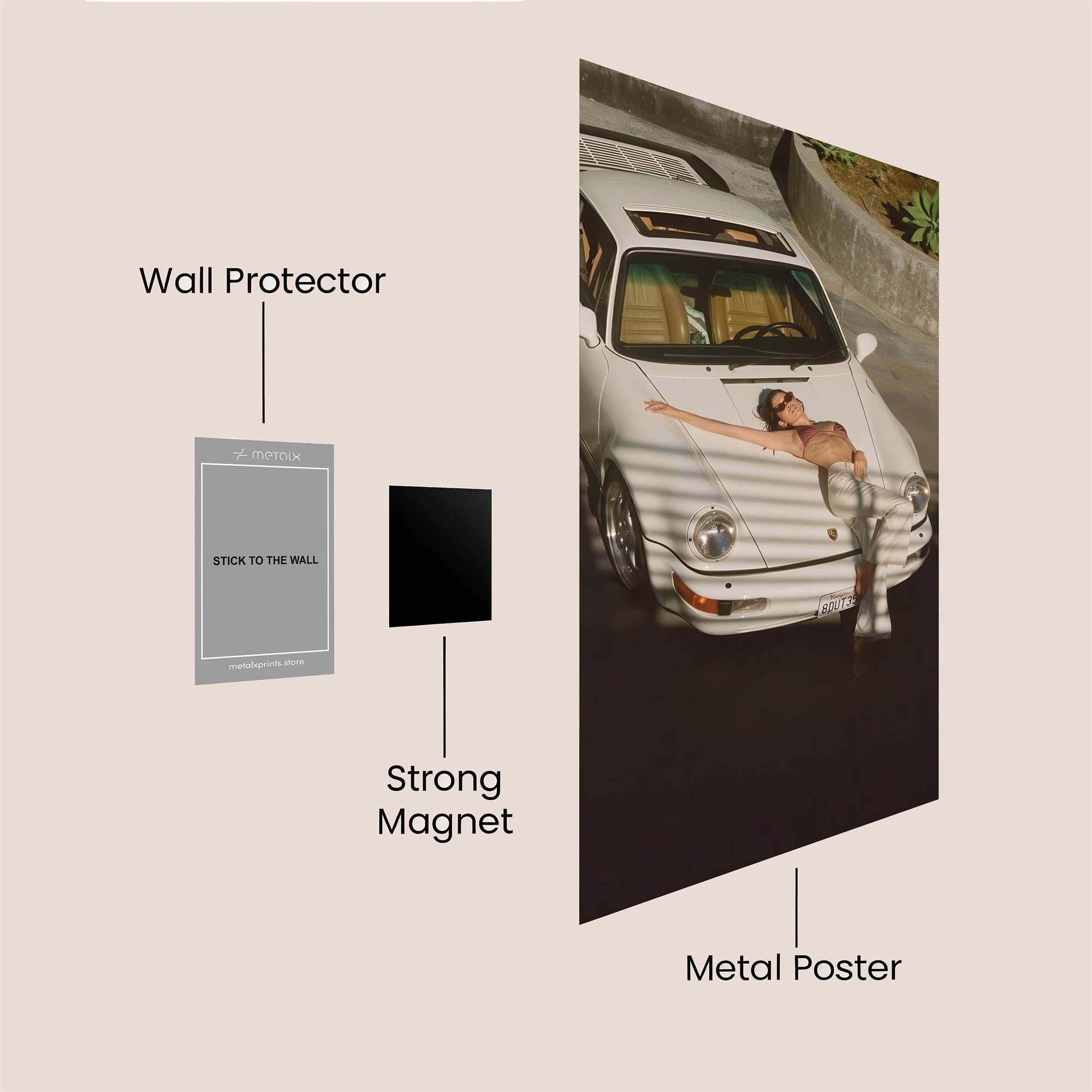 Porsche Bliss Safe Wall Magnetic / M