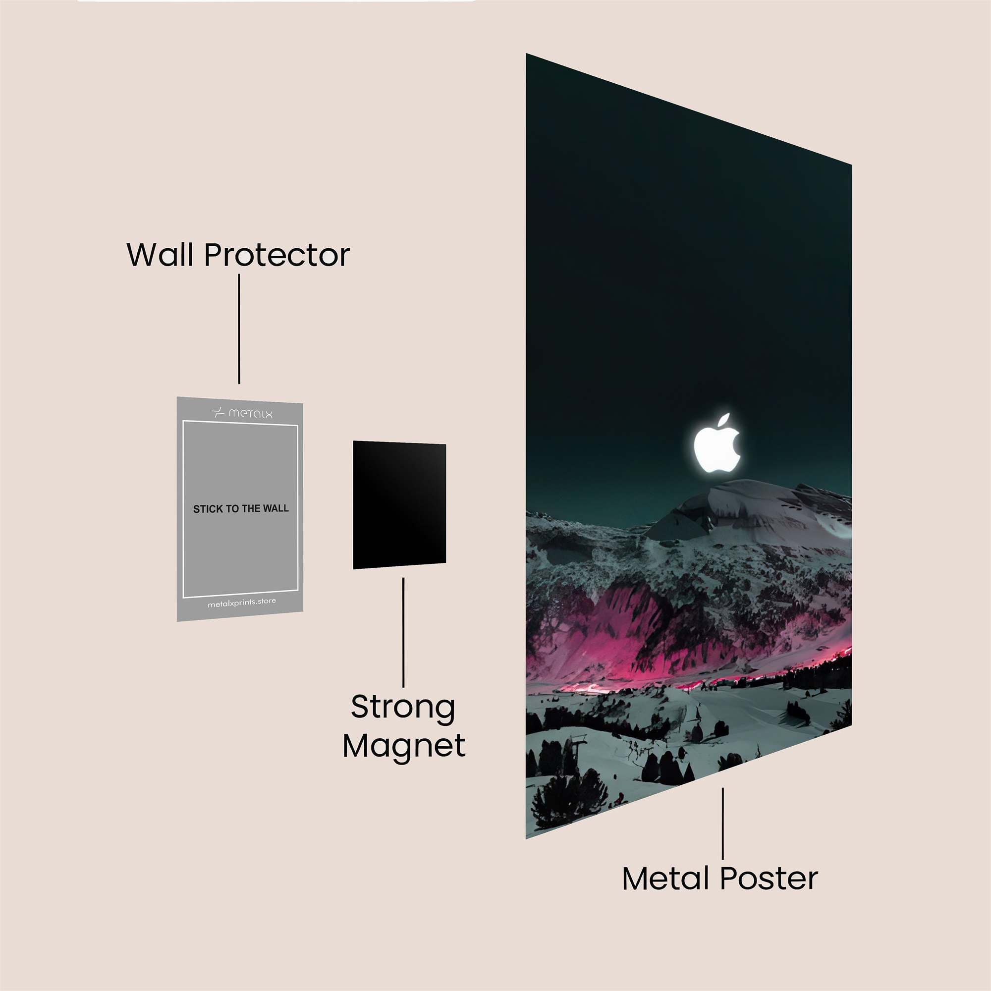 Apple Enigma Safe Wall Magnetic / M