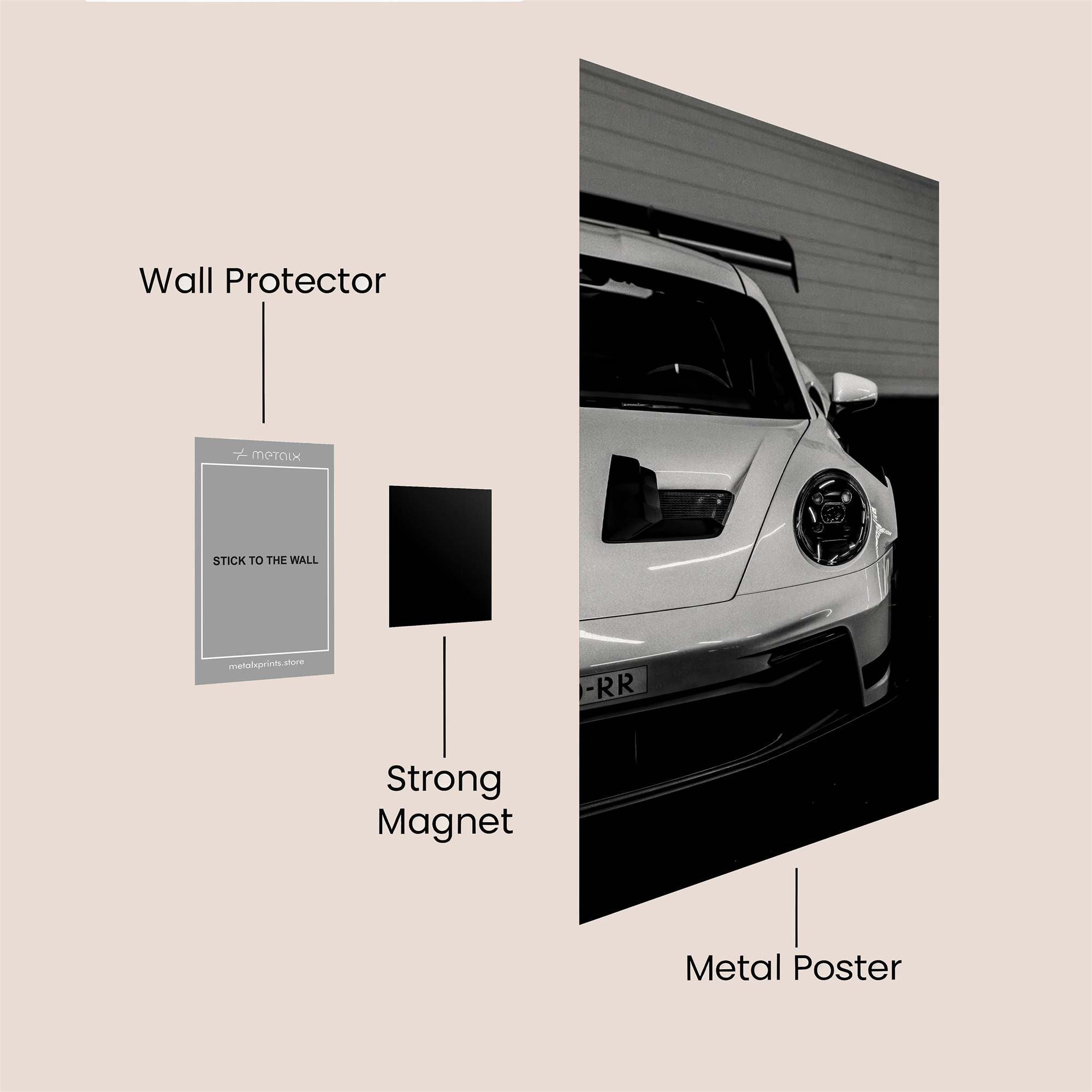 Porsche Intense Safe Wall Magnetic / M