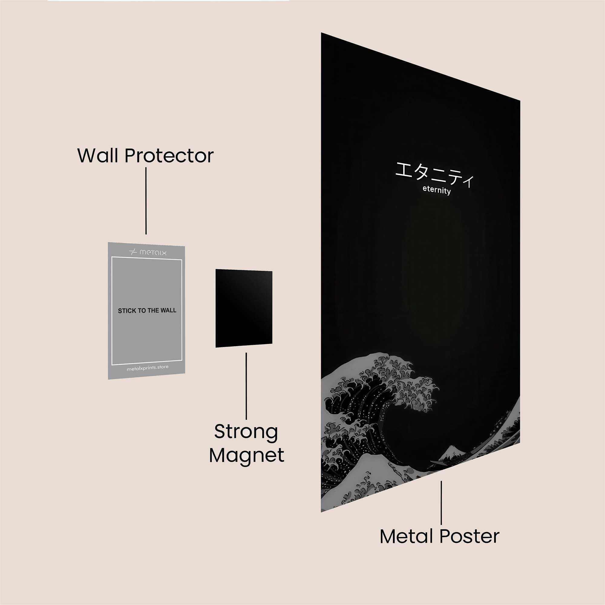 Wave Whisper Safe Wall Magnetic / M