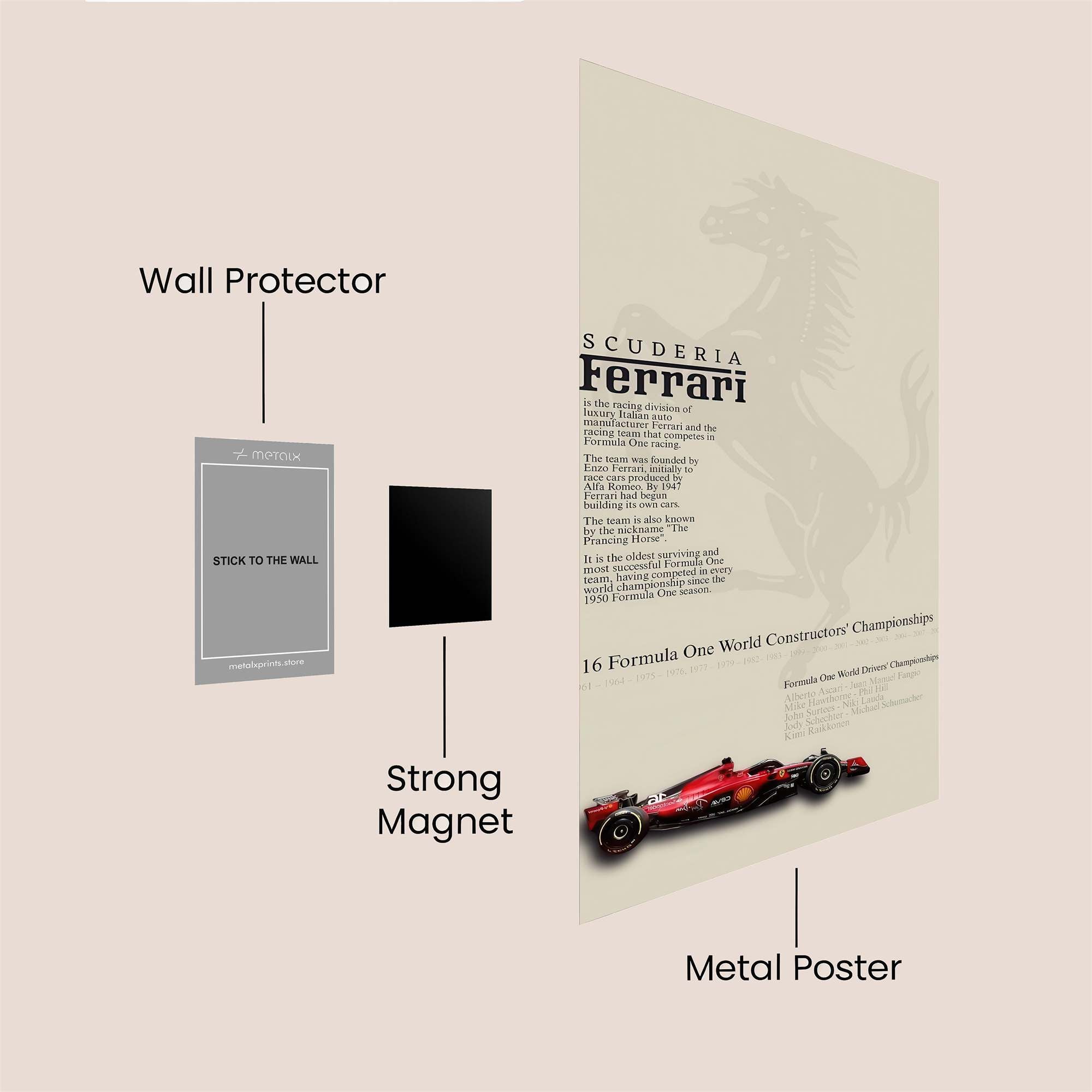 Ferrari Majestic Safe Wall Magnetic / M