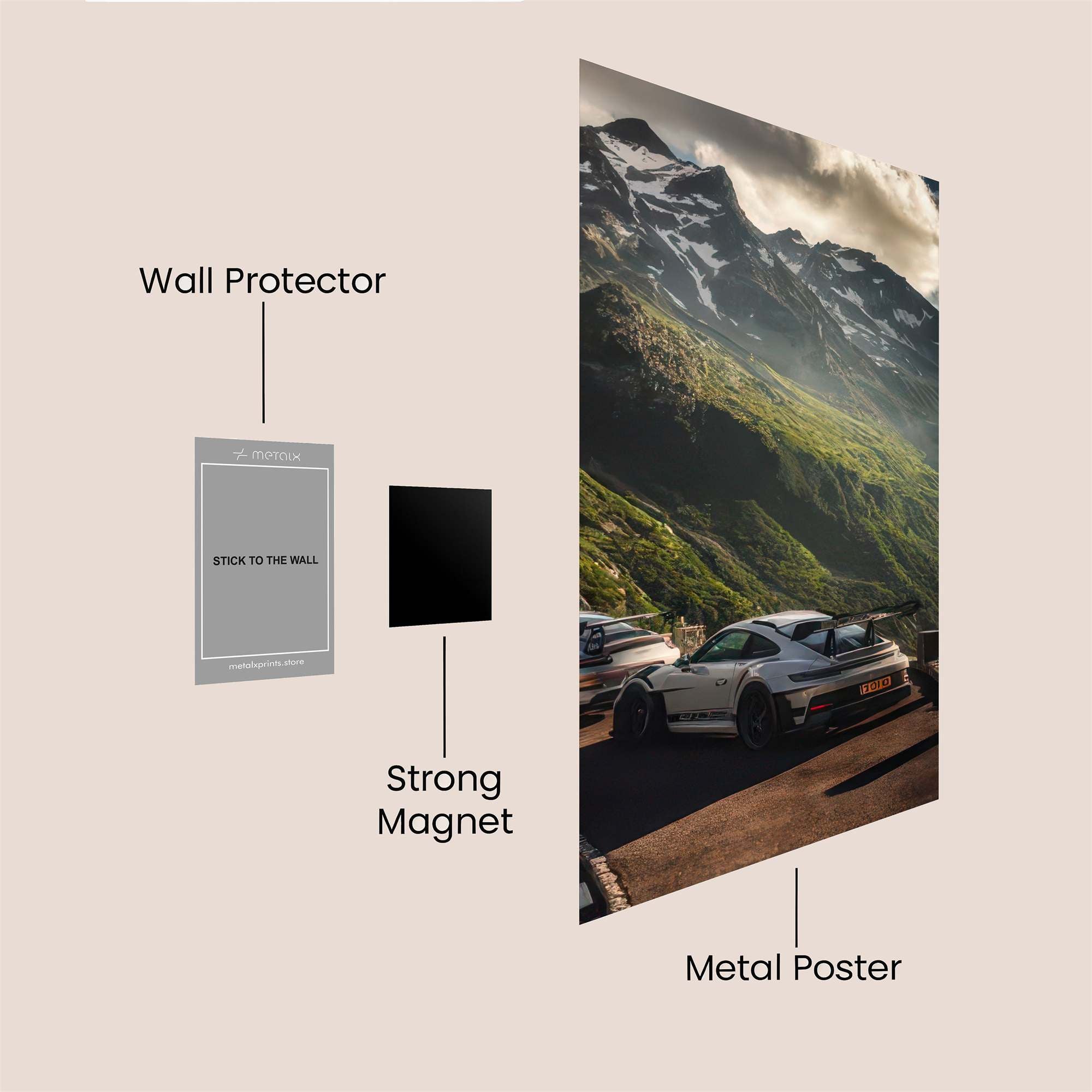 Alpine Thrill Safe Wall Magnetic / M