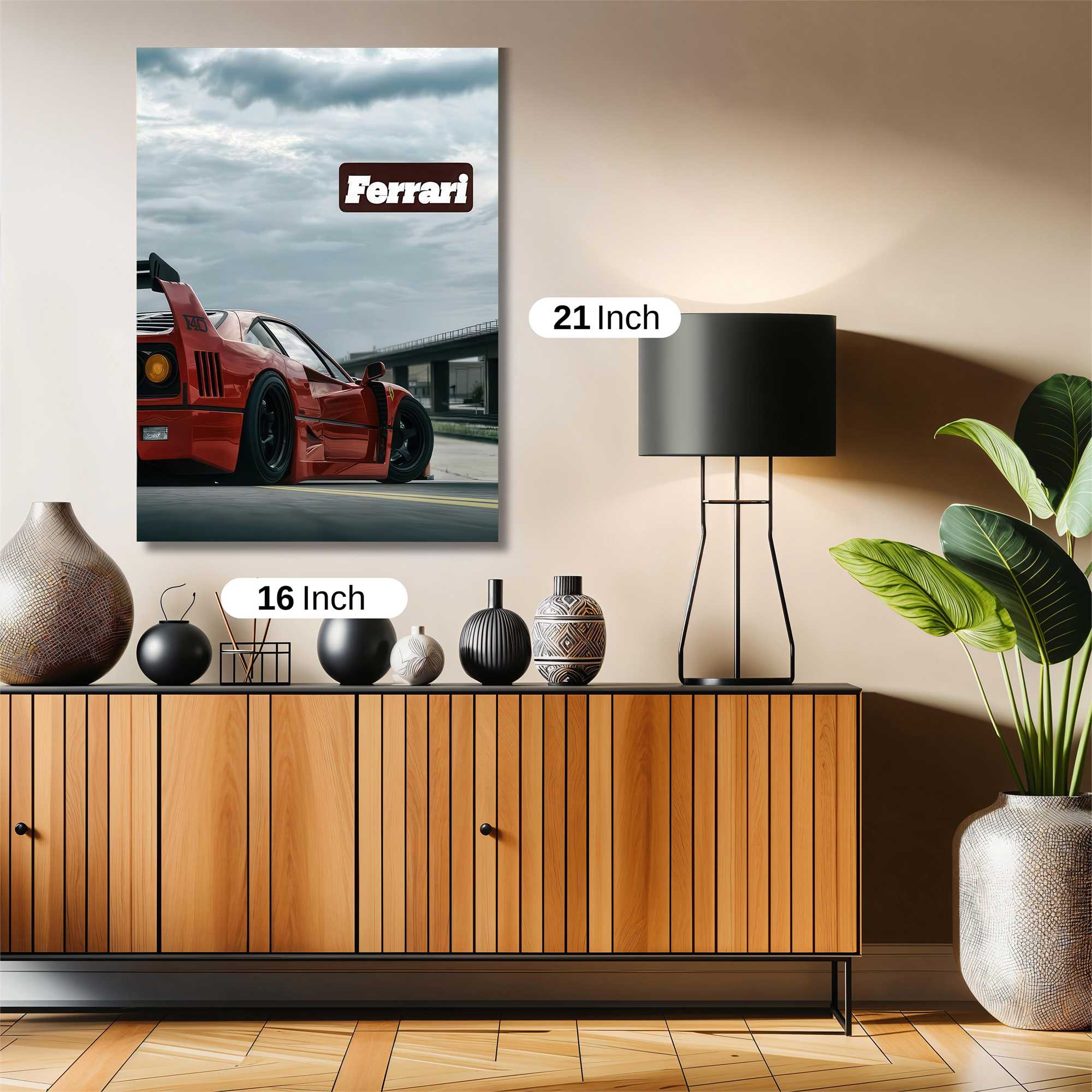 Ferrari Fervor Safe Wall Magnetic / M