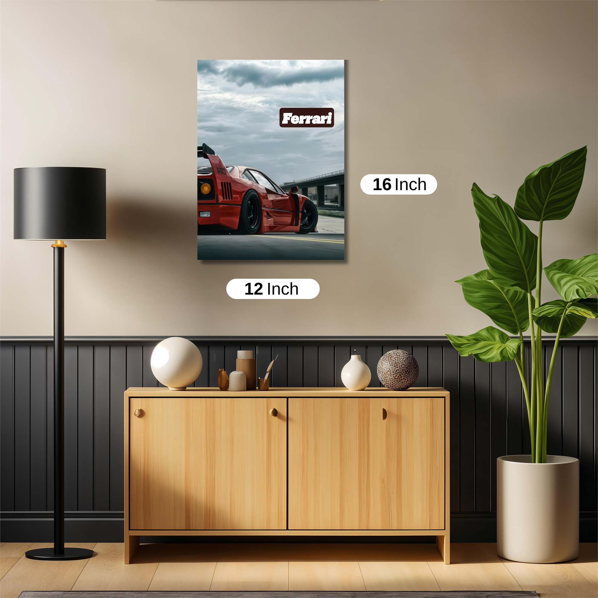 Ferrari Fervor Safe Wall Magnetic / M