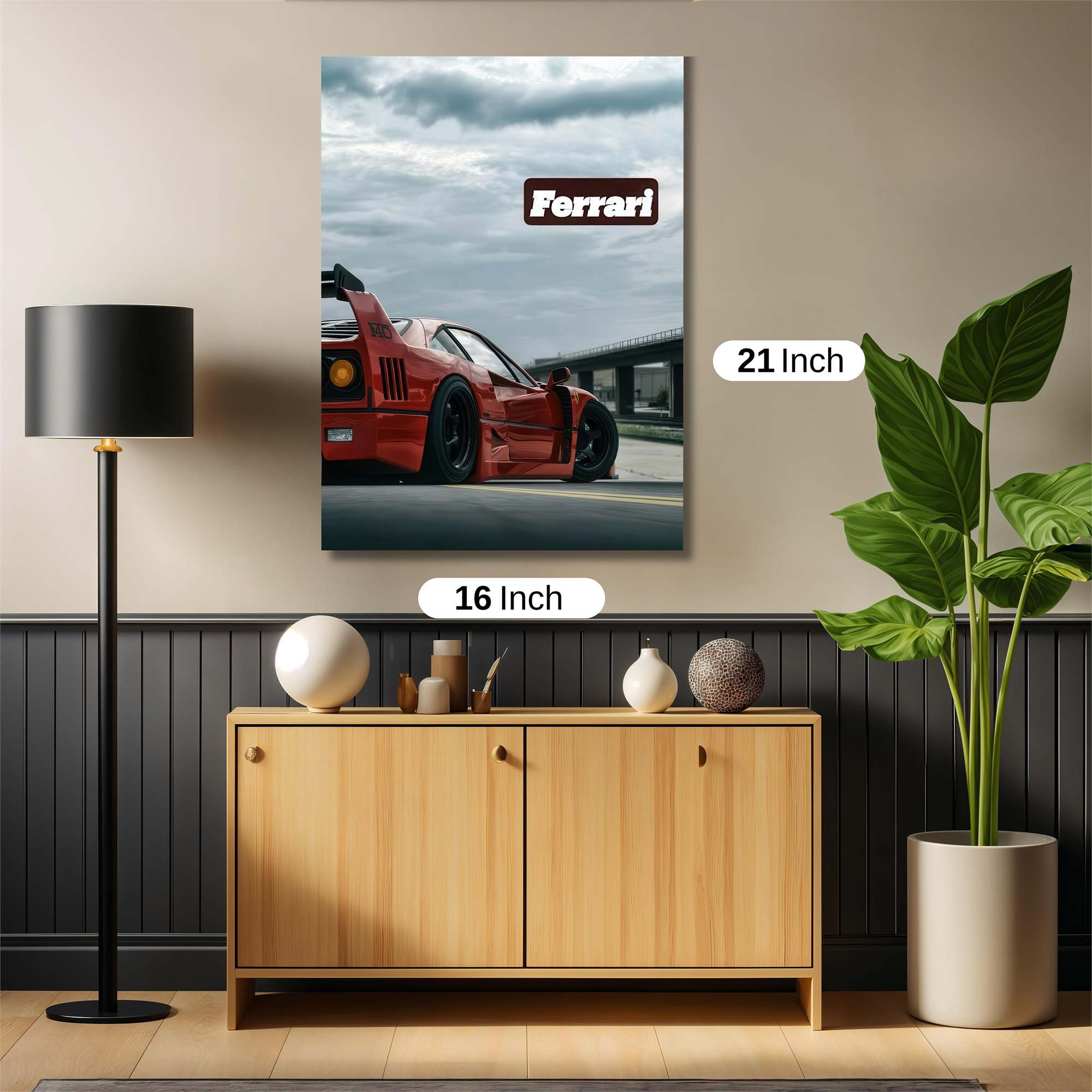 Ferrari Fervor Safe Wall Magnetic / M