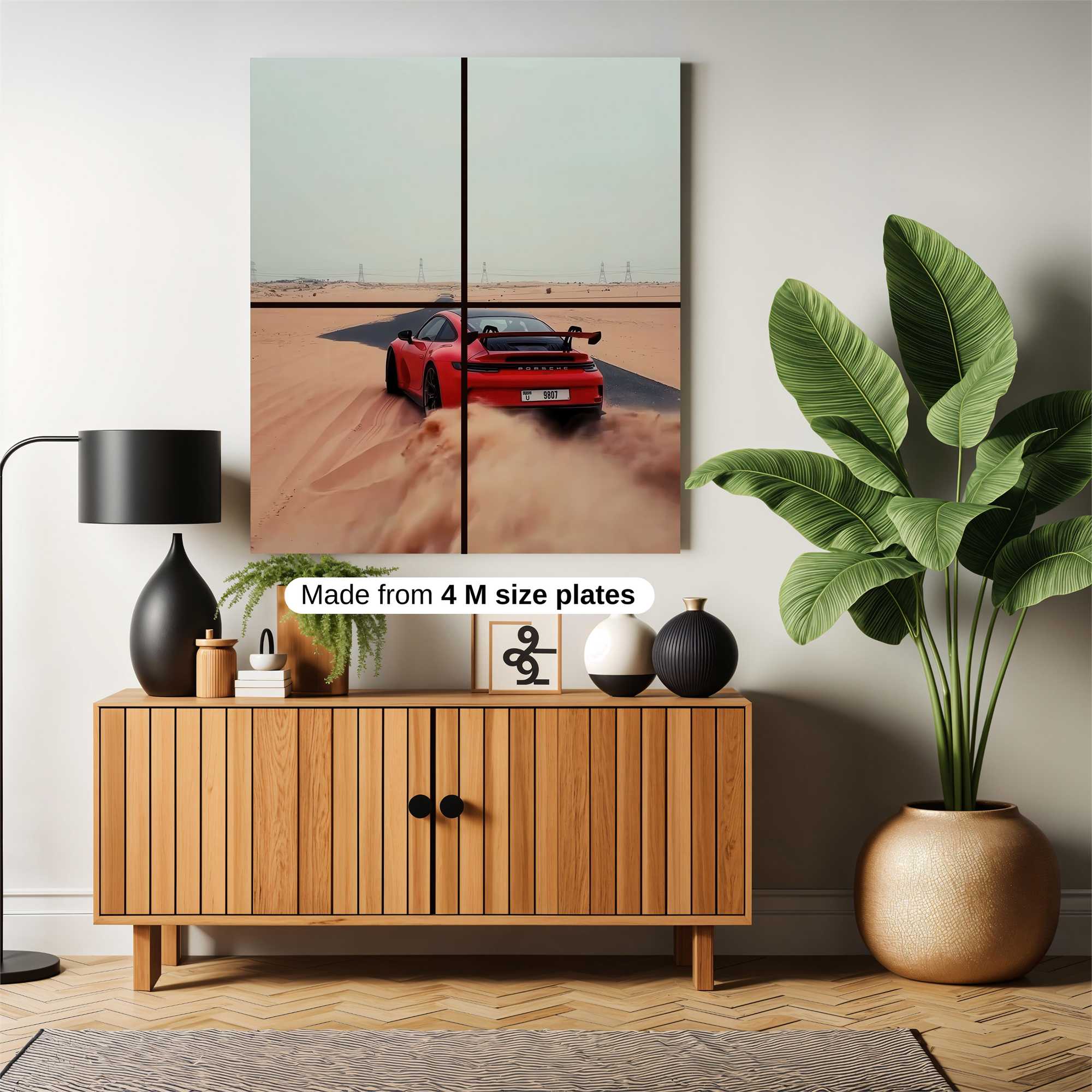 Porsche Dunes Safe Wall Magnetic / M