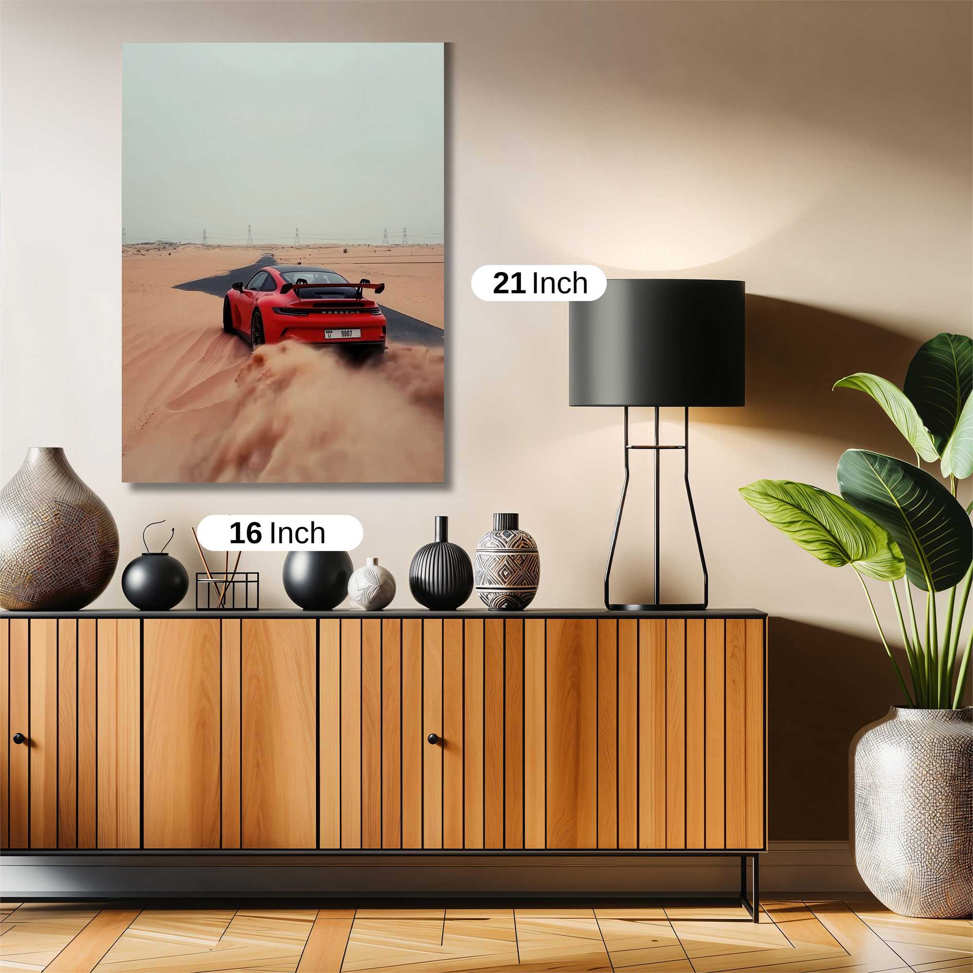 Porsche Dunes Safe Wall Magnetic / M