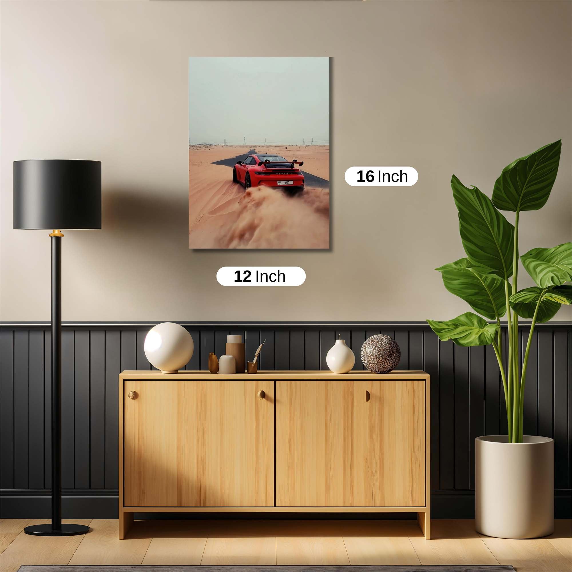Porsche Dunes Safe Wall Magnetic / M