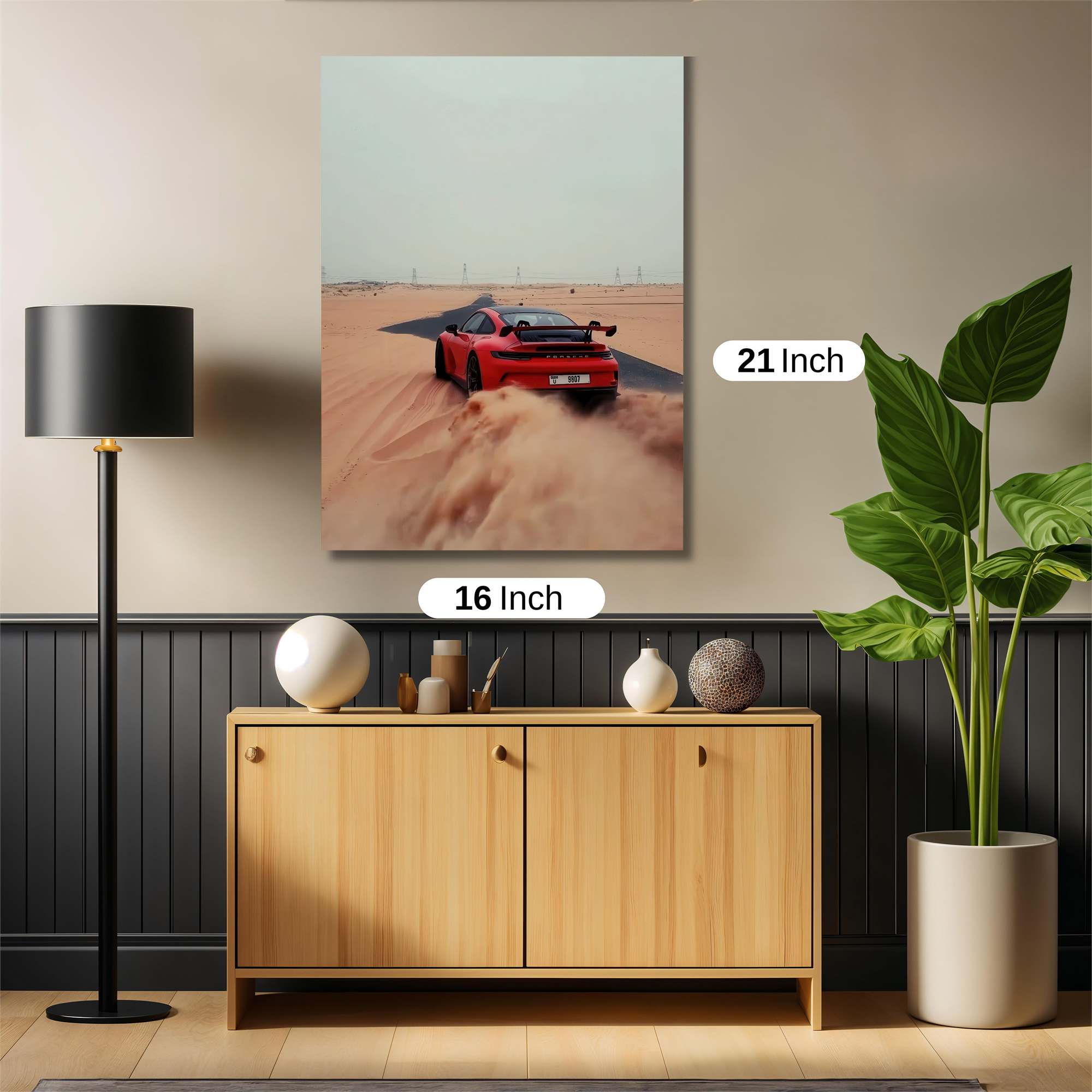 Porsche Dunes Safe Wall Magnetic / M