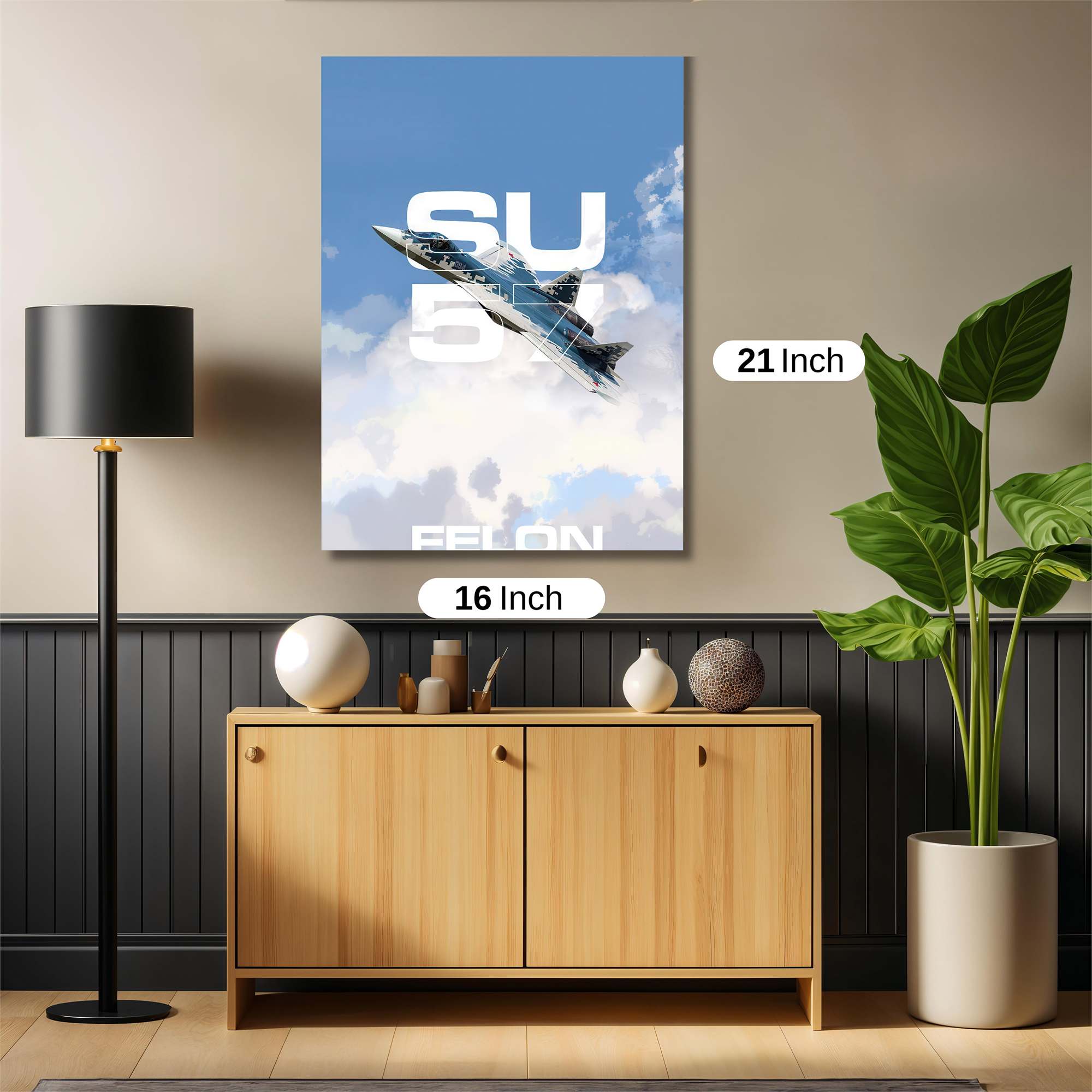 Su-57 Majestic Safe Wall Magnetic / M