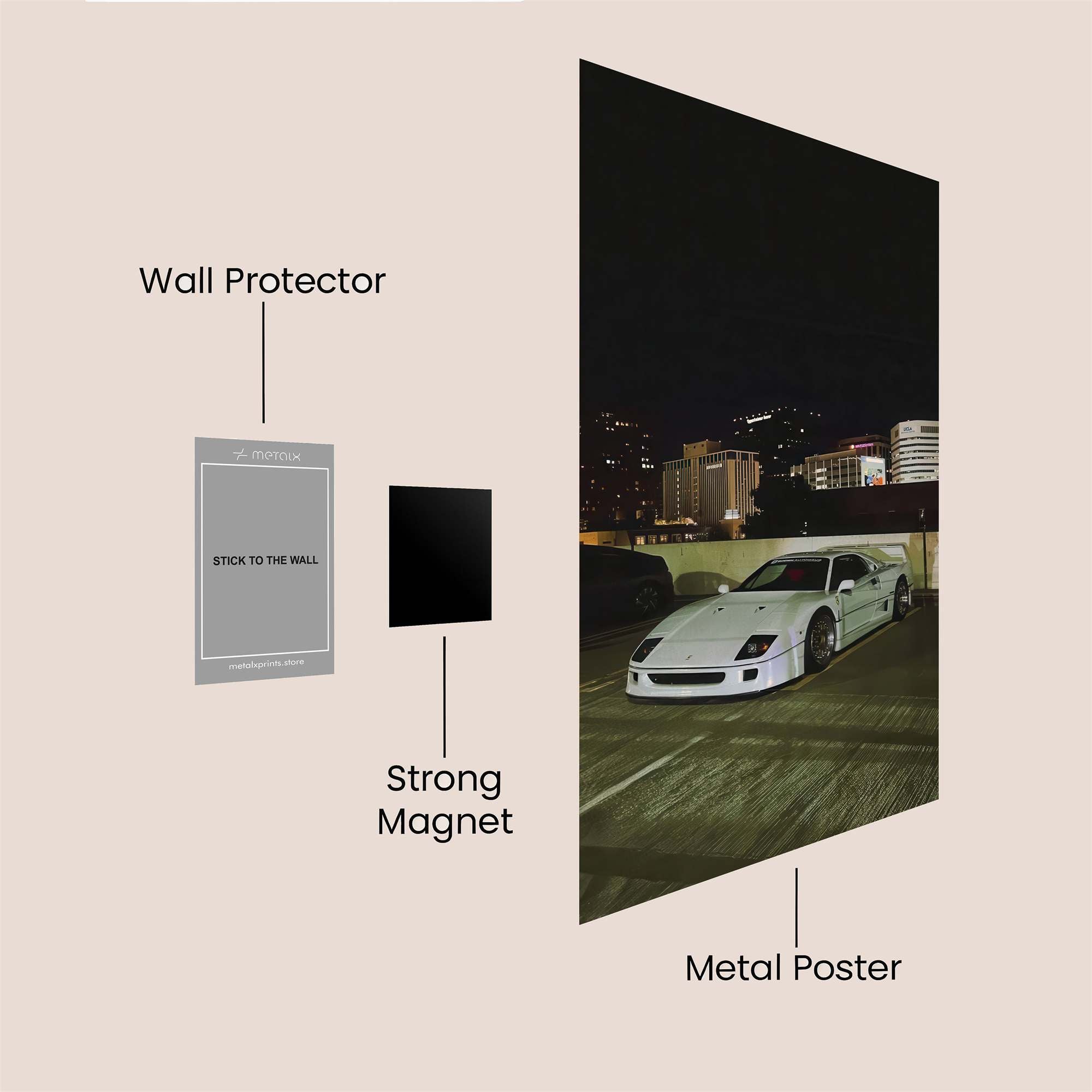 Ferrari Enigmatic Safe Wall Magnetic / M
